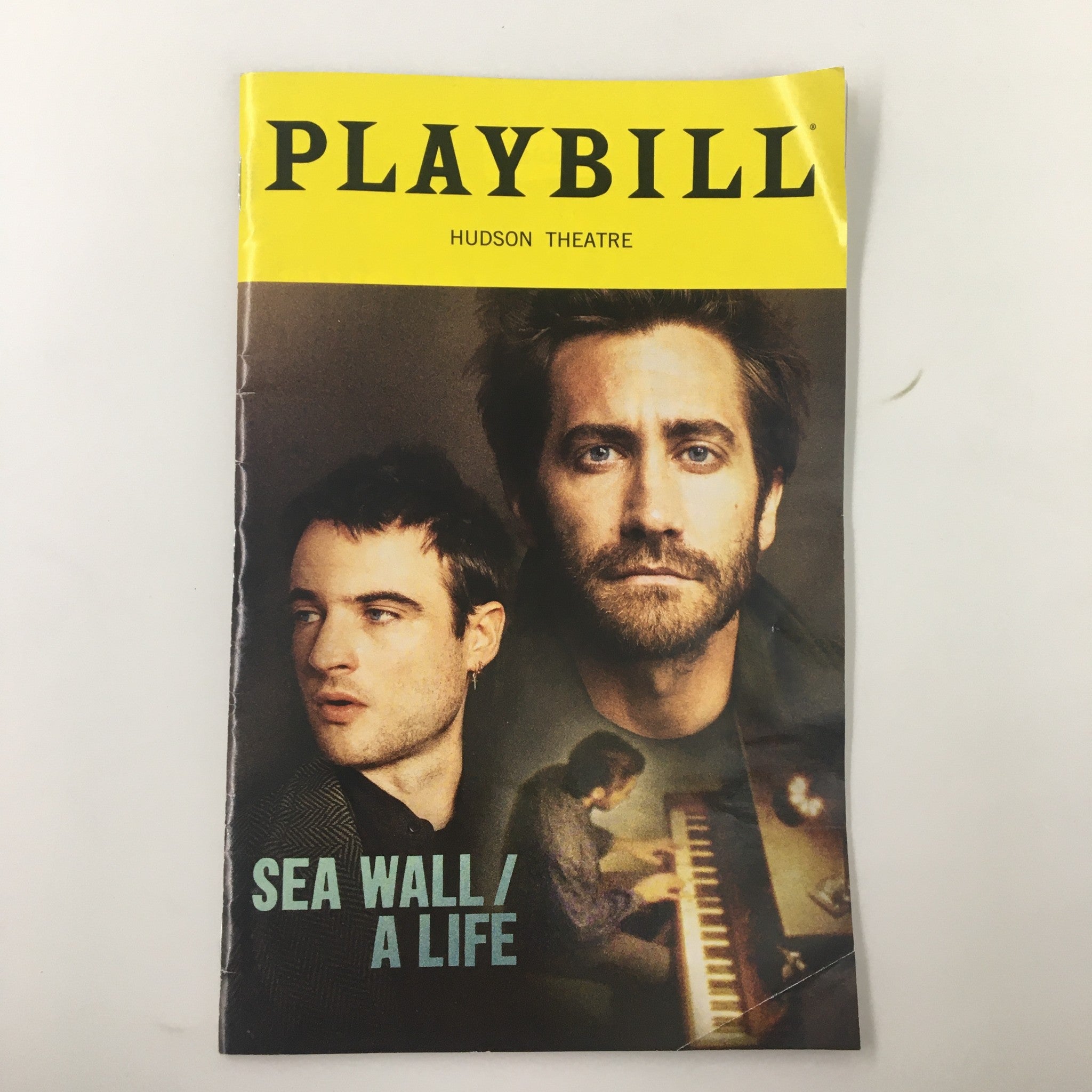 2019 Playbill Hudson Theatre Jake Gyllenhaal, Tom Sturridge in Sea Wall A Life