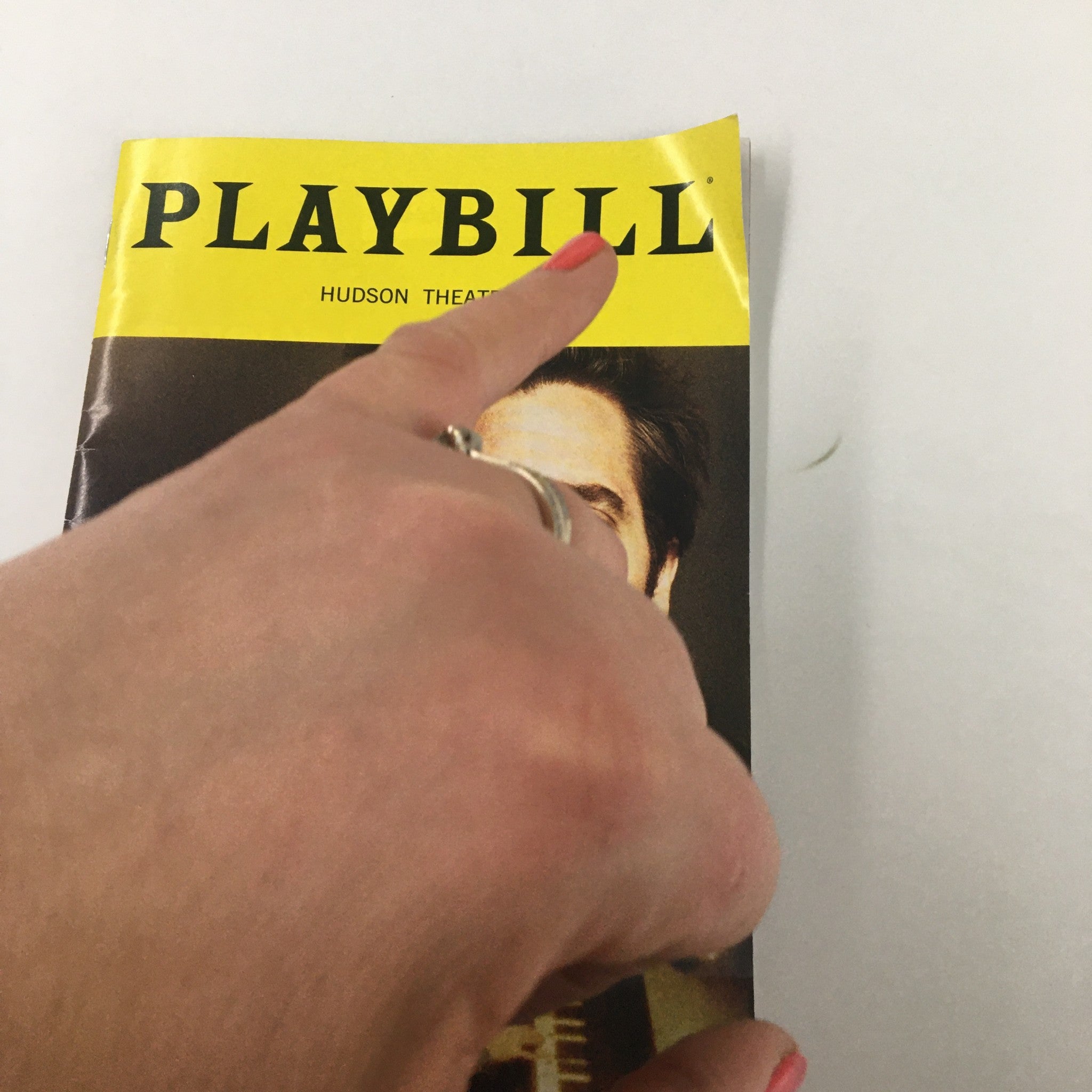 2019 Playbill Hudson Theatre Jake Gyllenhaal, Tom Sturridge in Sea Wall A Life