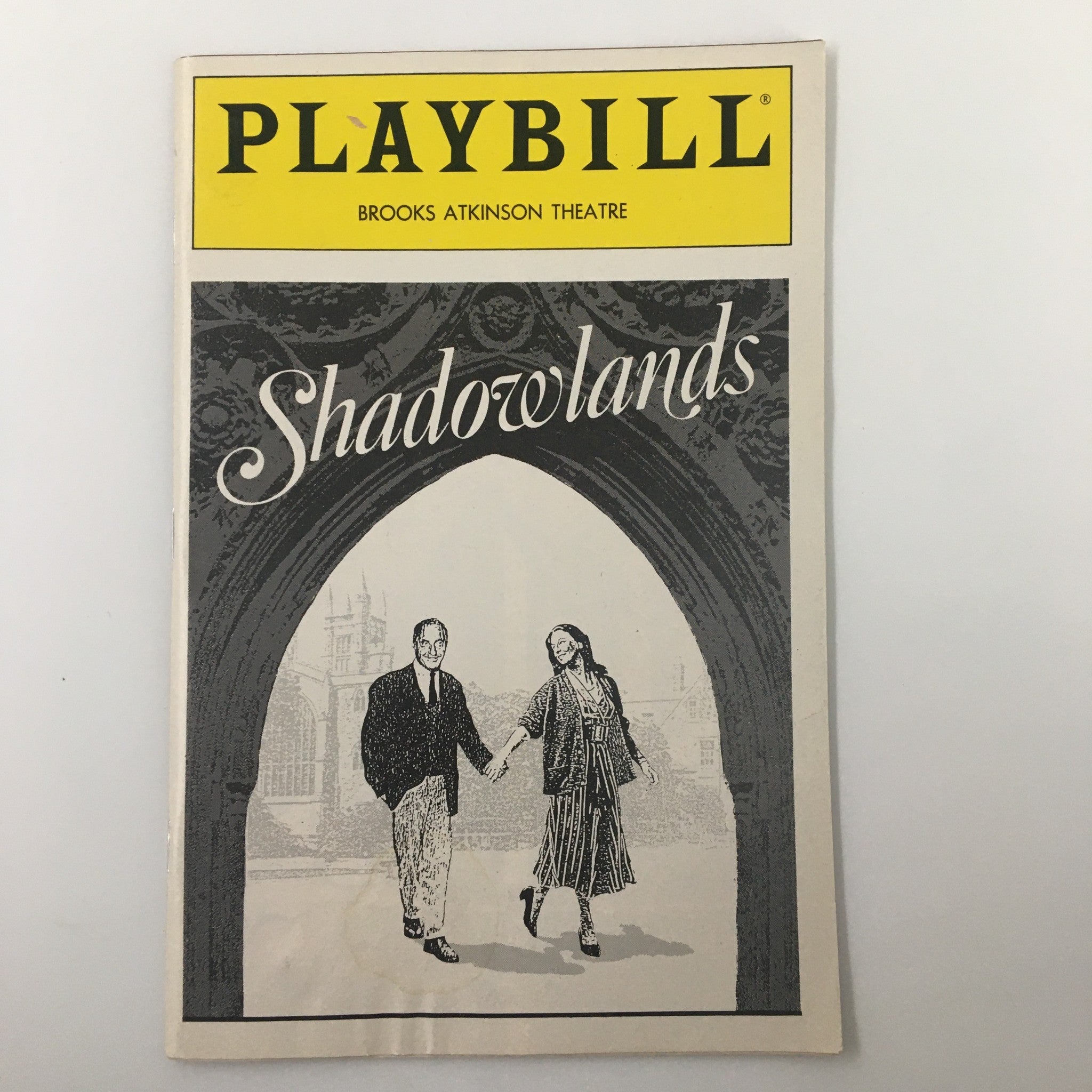 1991 Playbill Brooks Atkinson Theatre Nigel Hawthorne in Shadowlands