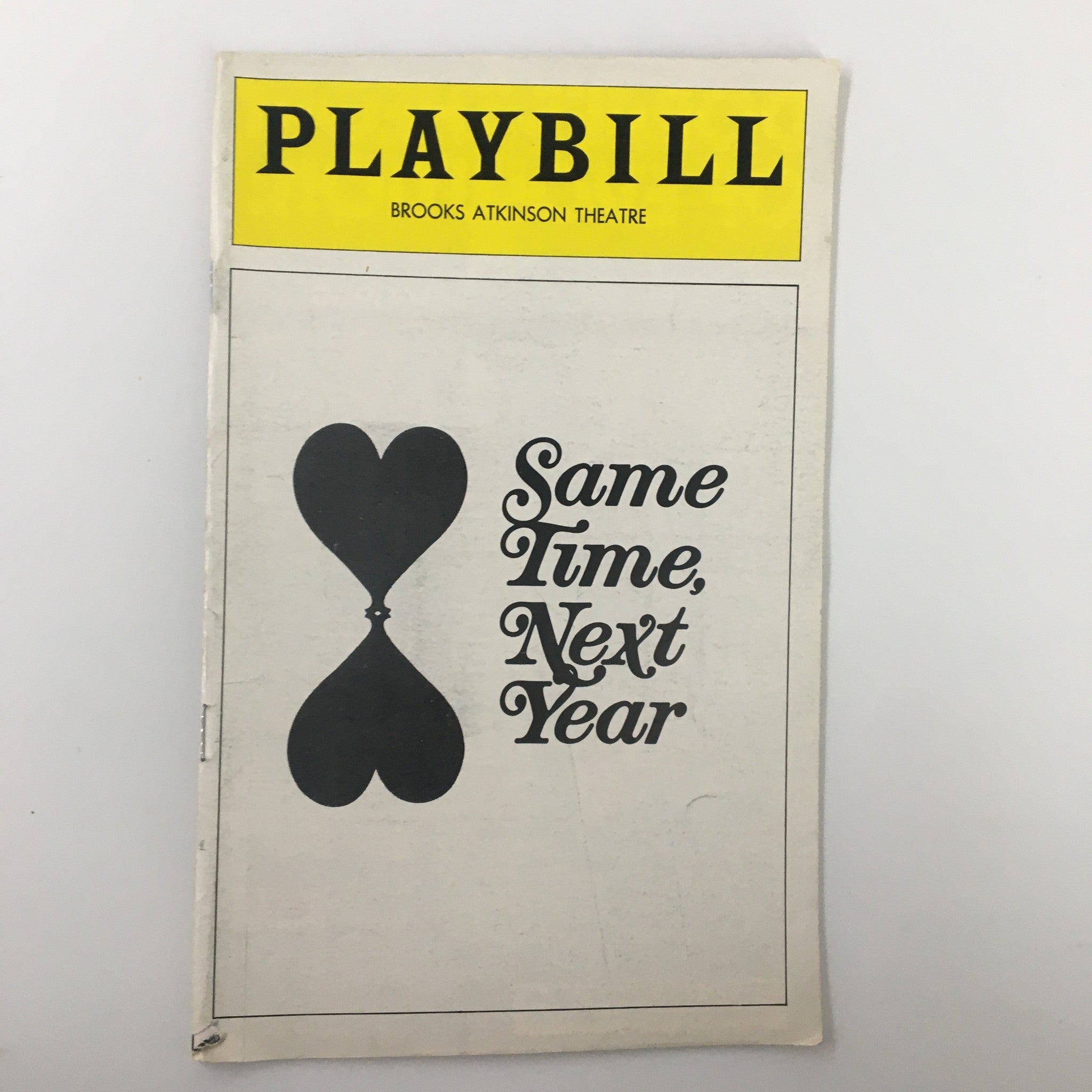 1975 Playbill Brooks Atkinson Theatre Ellen Burstyn in Same Time, Next Year