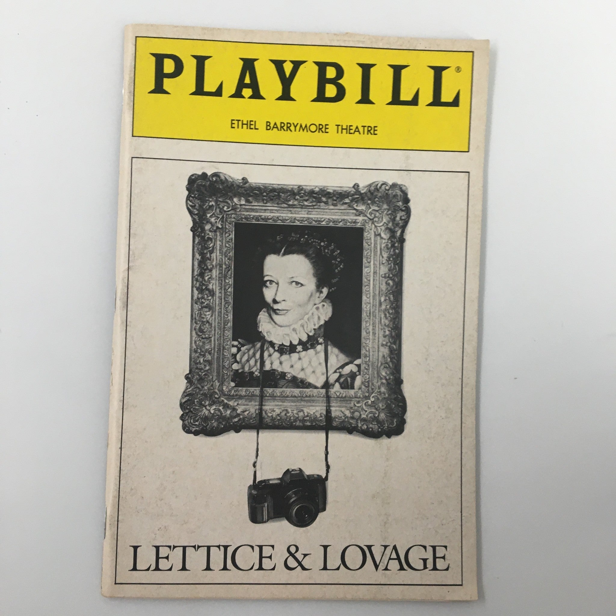 1990 Playbill Ethel Barrymore Theatre Maggie Smith in Lettice & Lovage