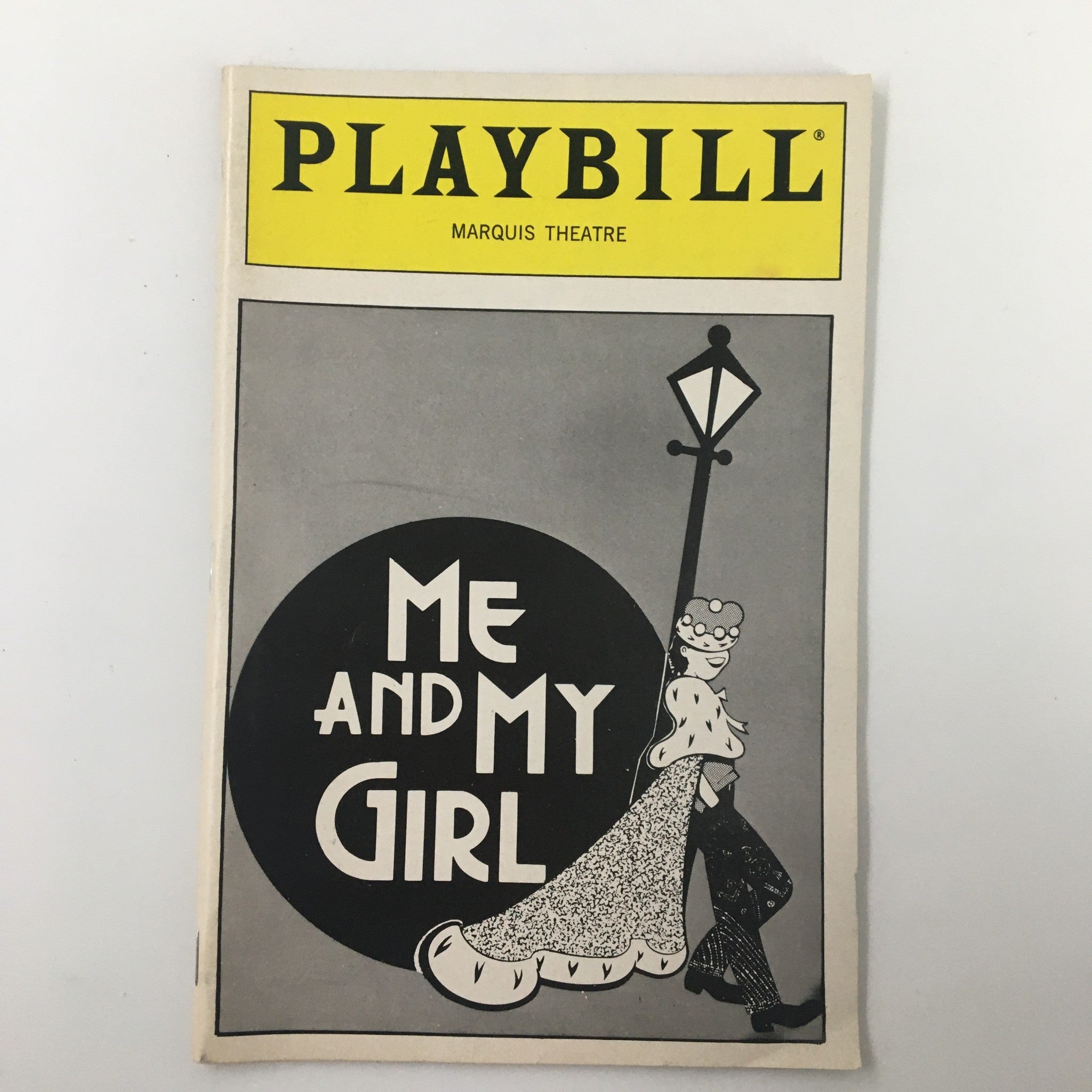 1987 Playbill Marquis Theatre Jim Dale, Maryann Plunkett in Me and My Girl