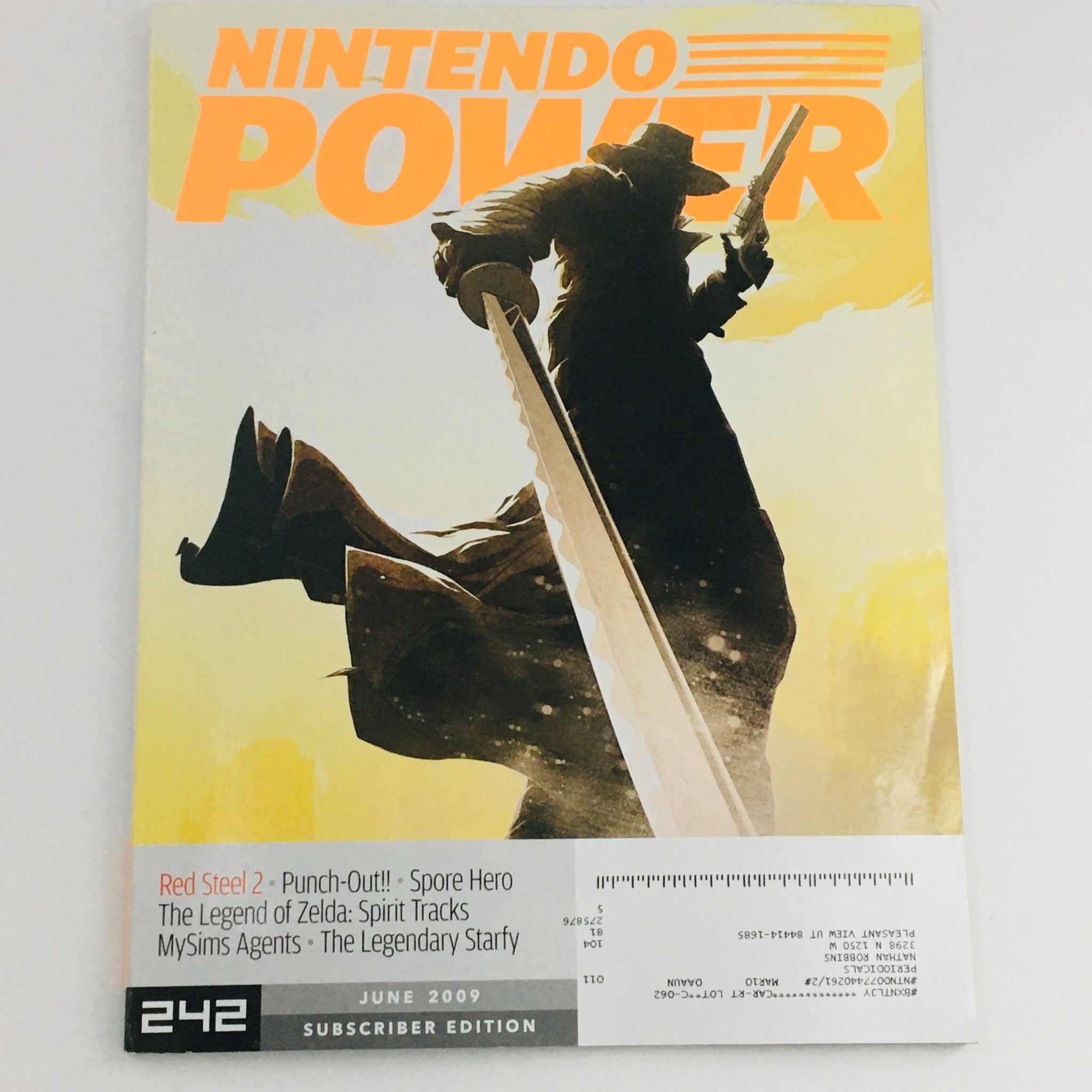 Nintendo Power Magazine June 2009 Red Steel 2 & The Legend of Zelda Spirit Track