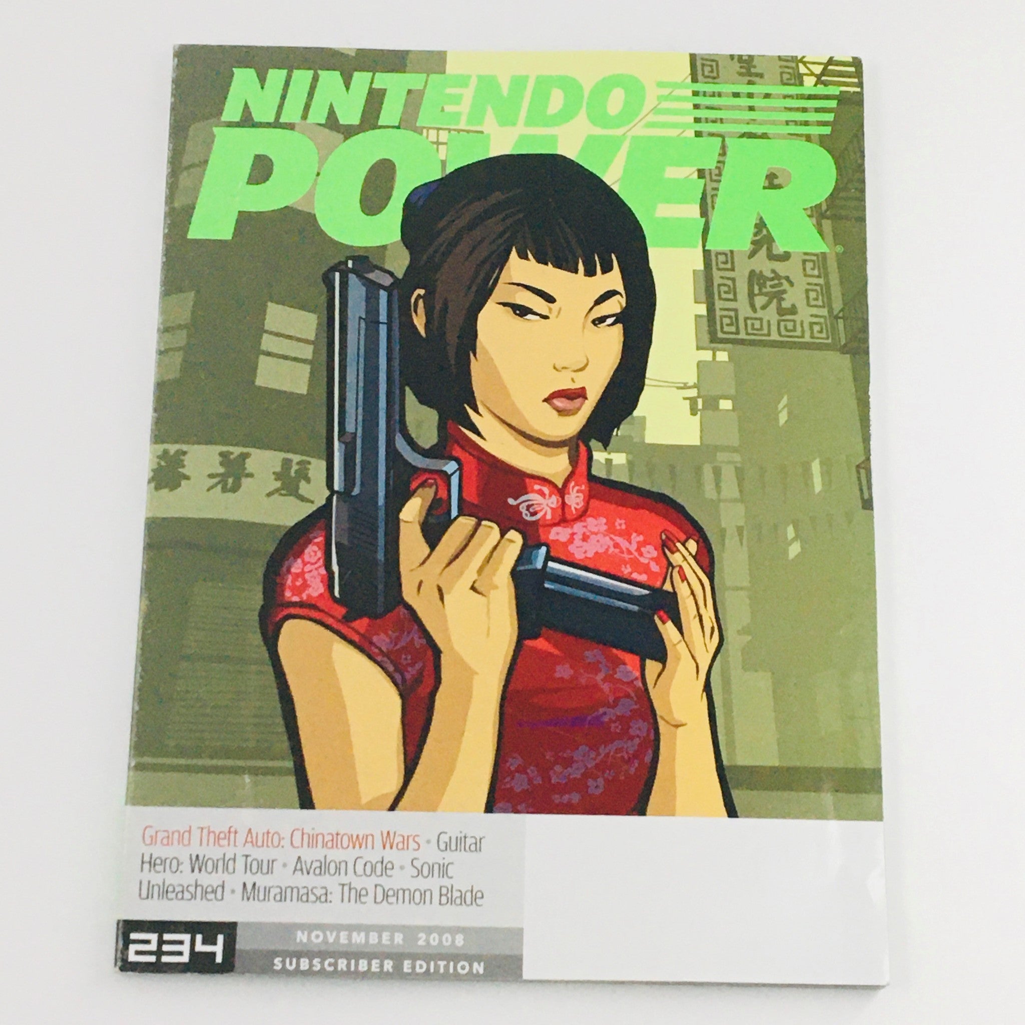 Nintendo Power Magazine November 2008 Grand Theft Auto Chinatown Wars, No Label