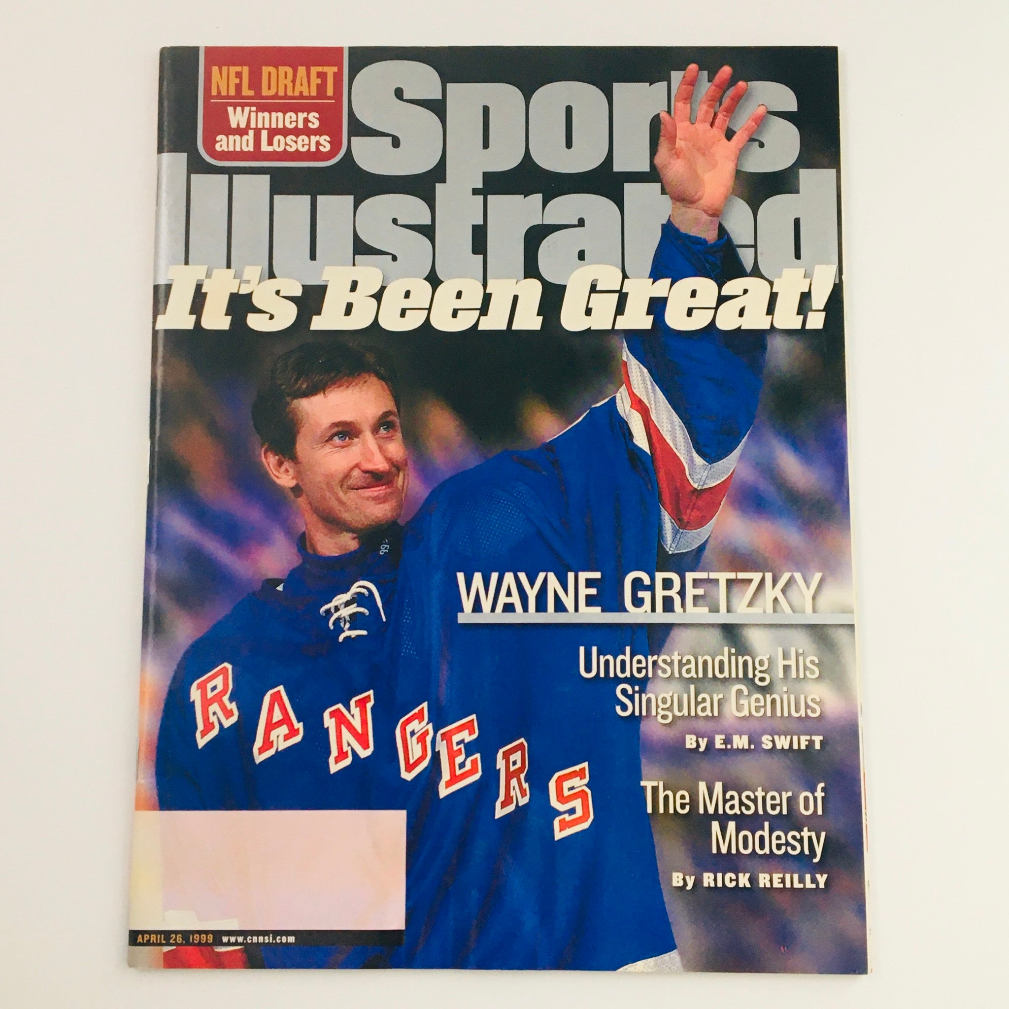 Sports Illustrated Magazine April 26 1999 Hockey Player Wayne Gretzky, No Label