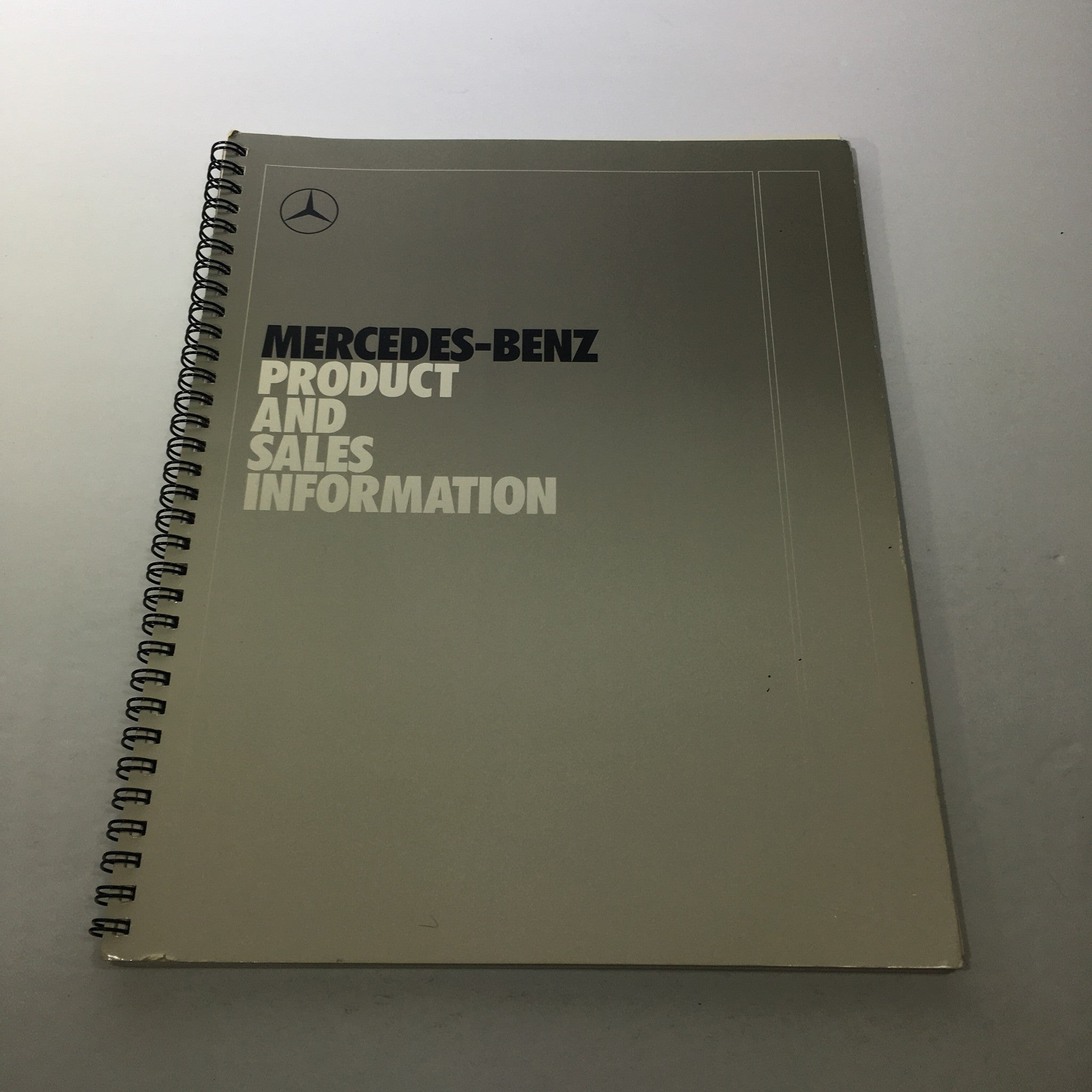 1988 Mercedes-Benz Product And Sales Information Catalog