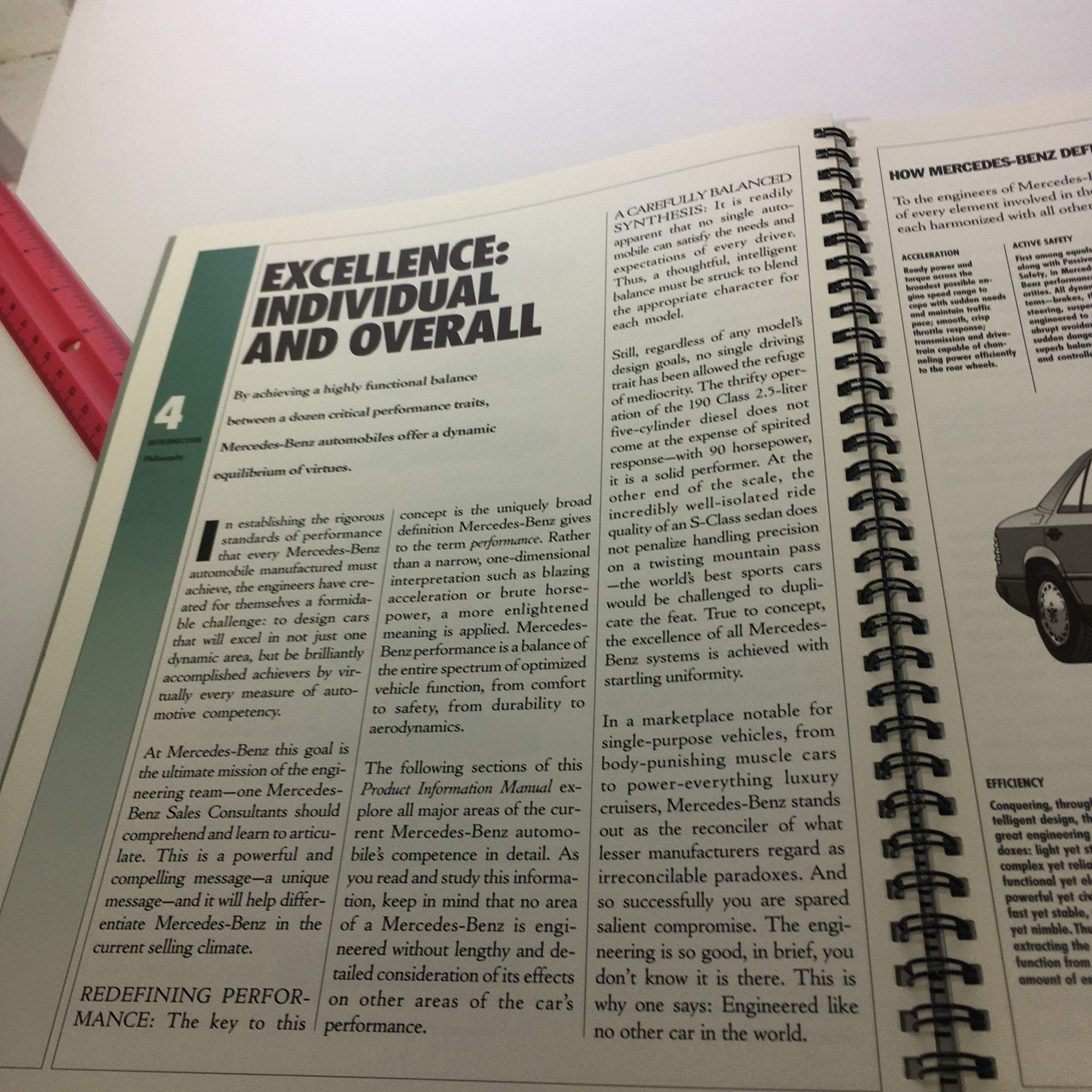 1989 Mercedes-Benz Product And Sales Information Catalog