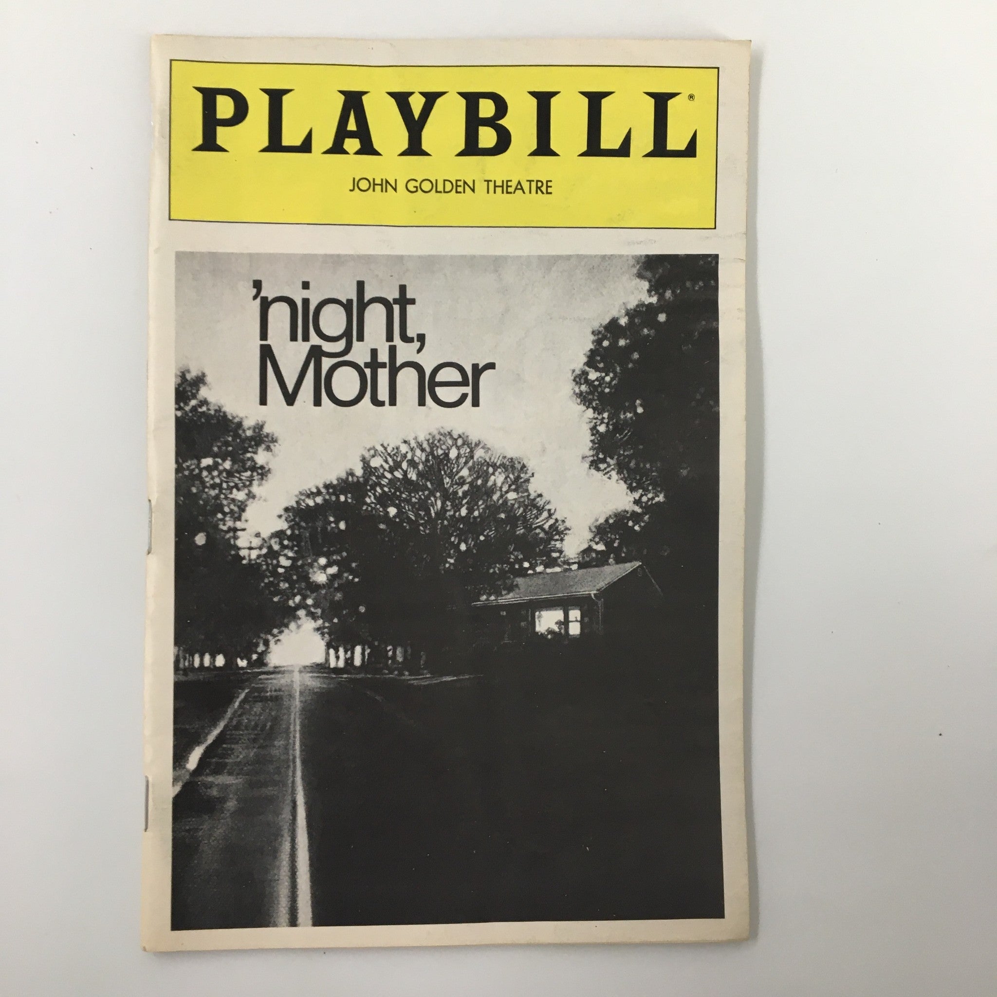 1983 Playbill John Golden Theatre Kathy Bates in Night Mother by Marsha Norman