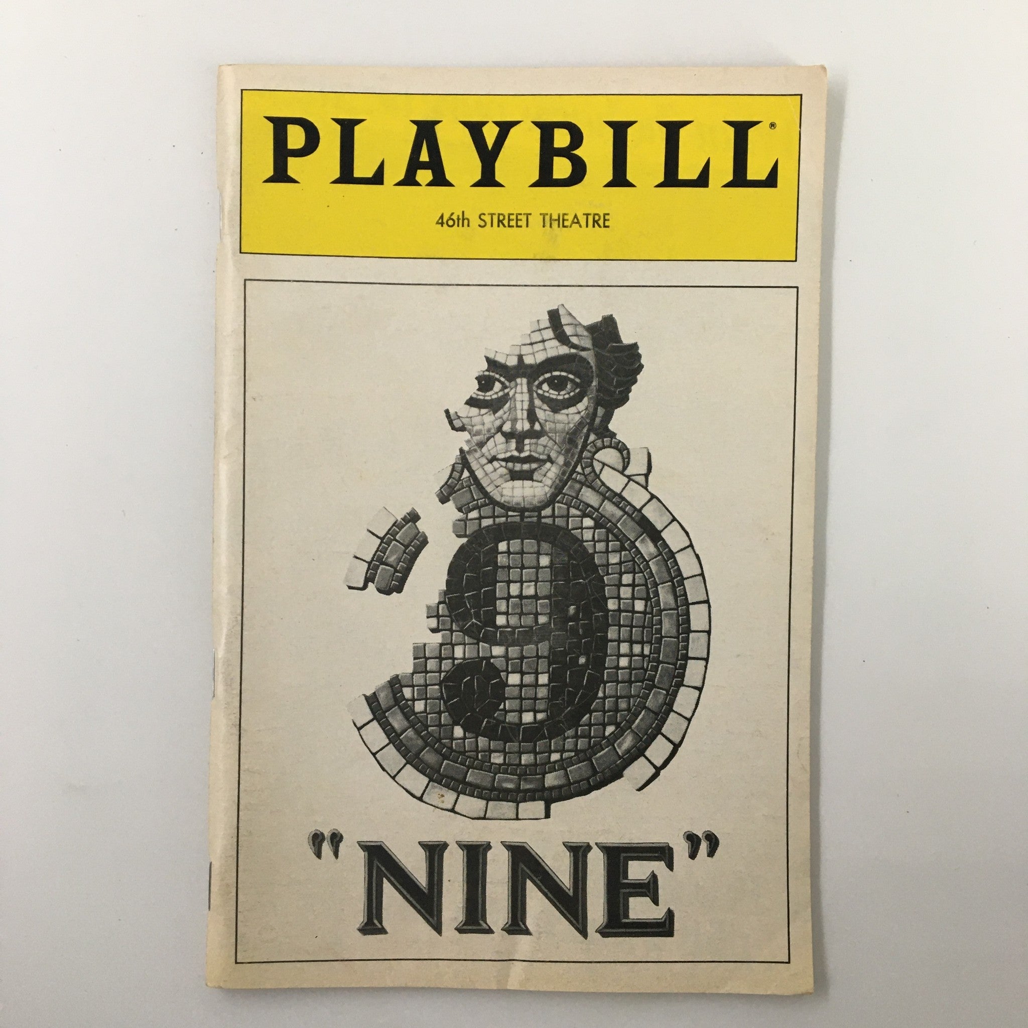 1982 Playbill Forty-Sixth Street Theatre Raul Julia in Nine The Musical