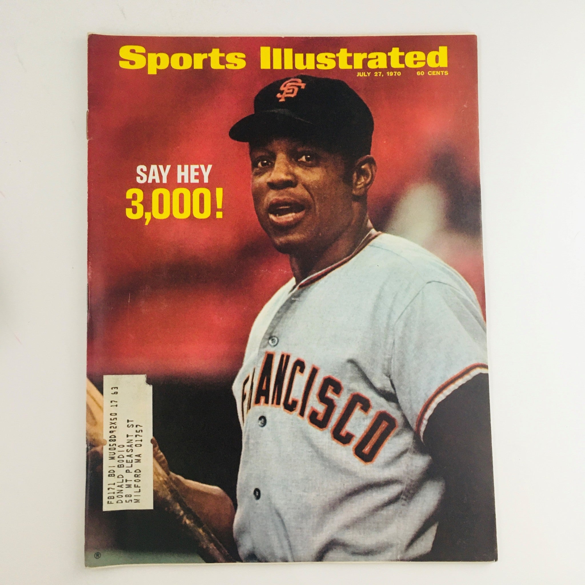 Sports Illustrated Magazine July 27 1970 Baseball Center Field Willie Mays