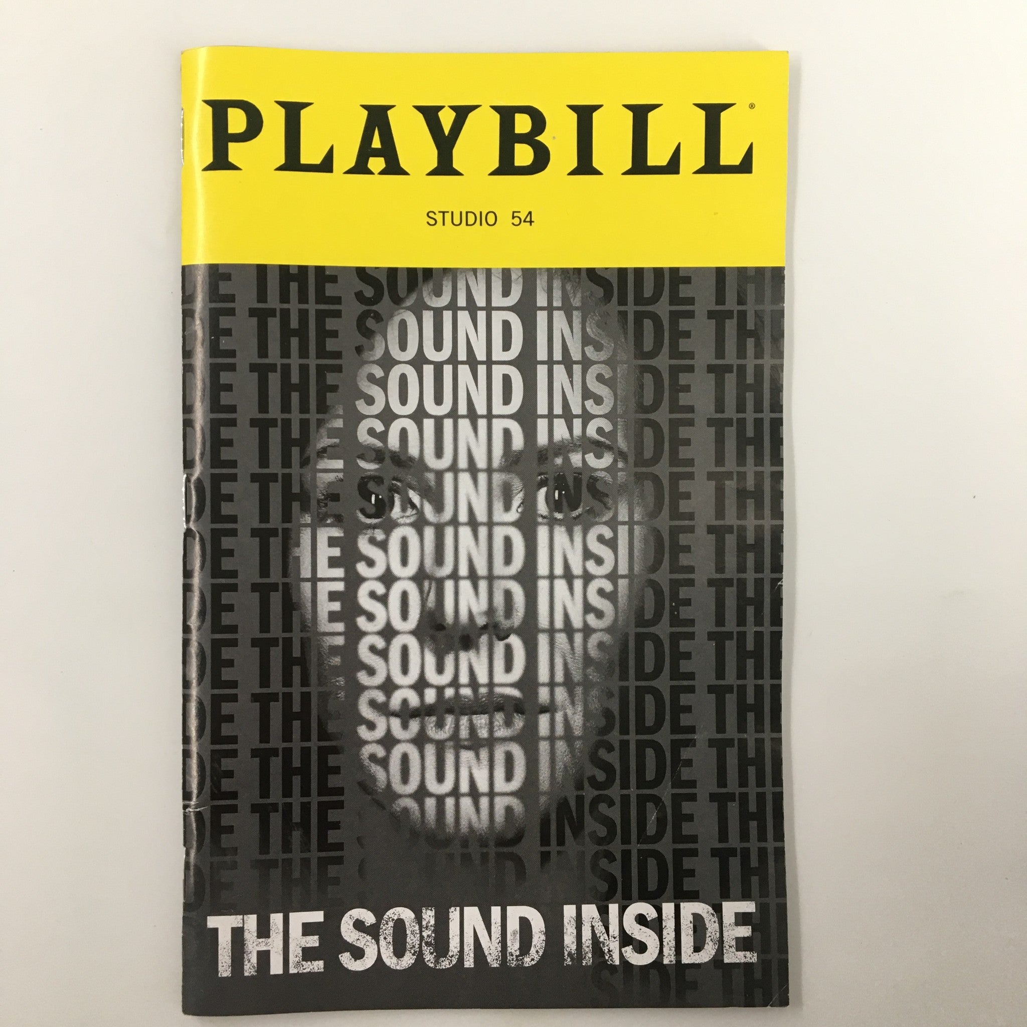 2019 Playbill Studio 54 Mary-Louise Parker in The Sound Inside by Adam Rapp