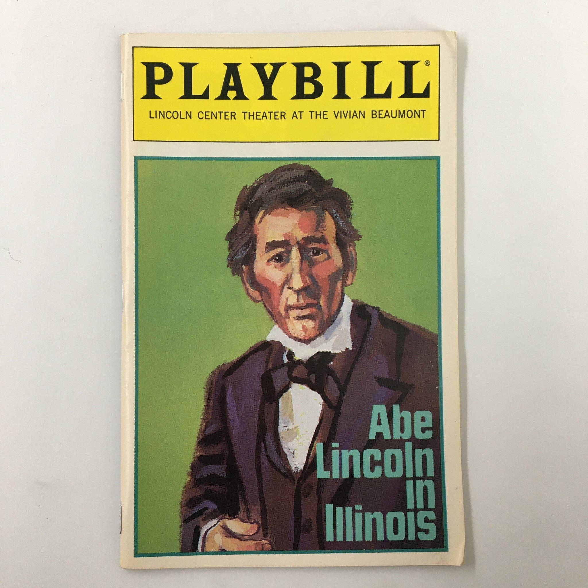 1993 Playbill The Vivian Beaumont Abe Lincoln in Illinois by Robert Sherwood