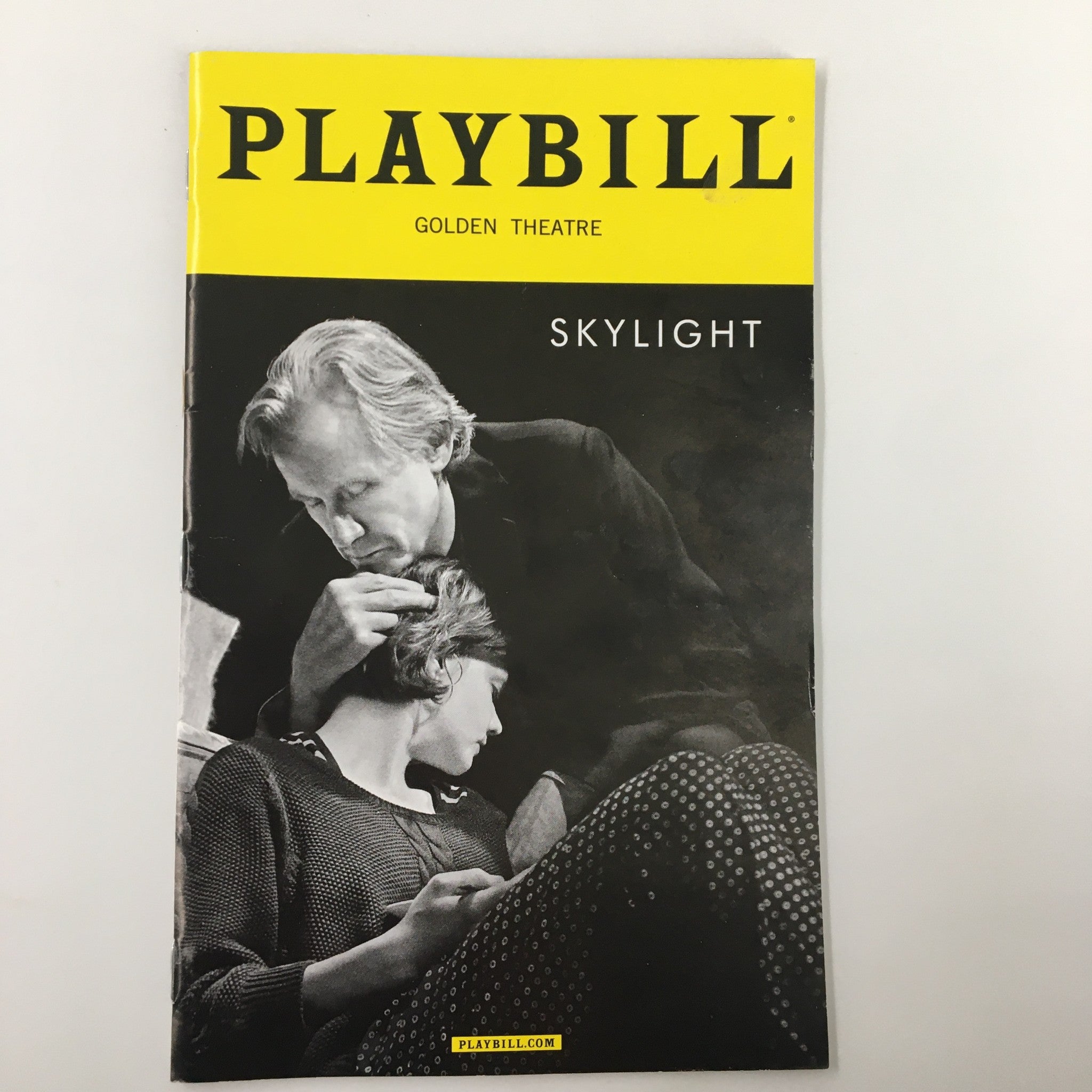 2015 Playbill Golden Theatre Carey Mulligan, Bill Nighy in Skylight