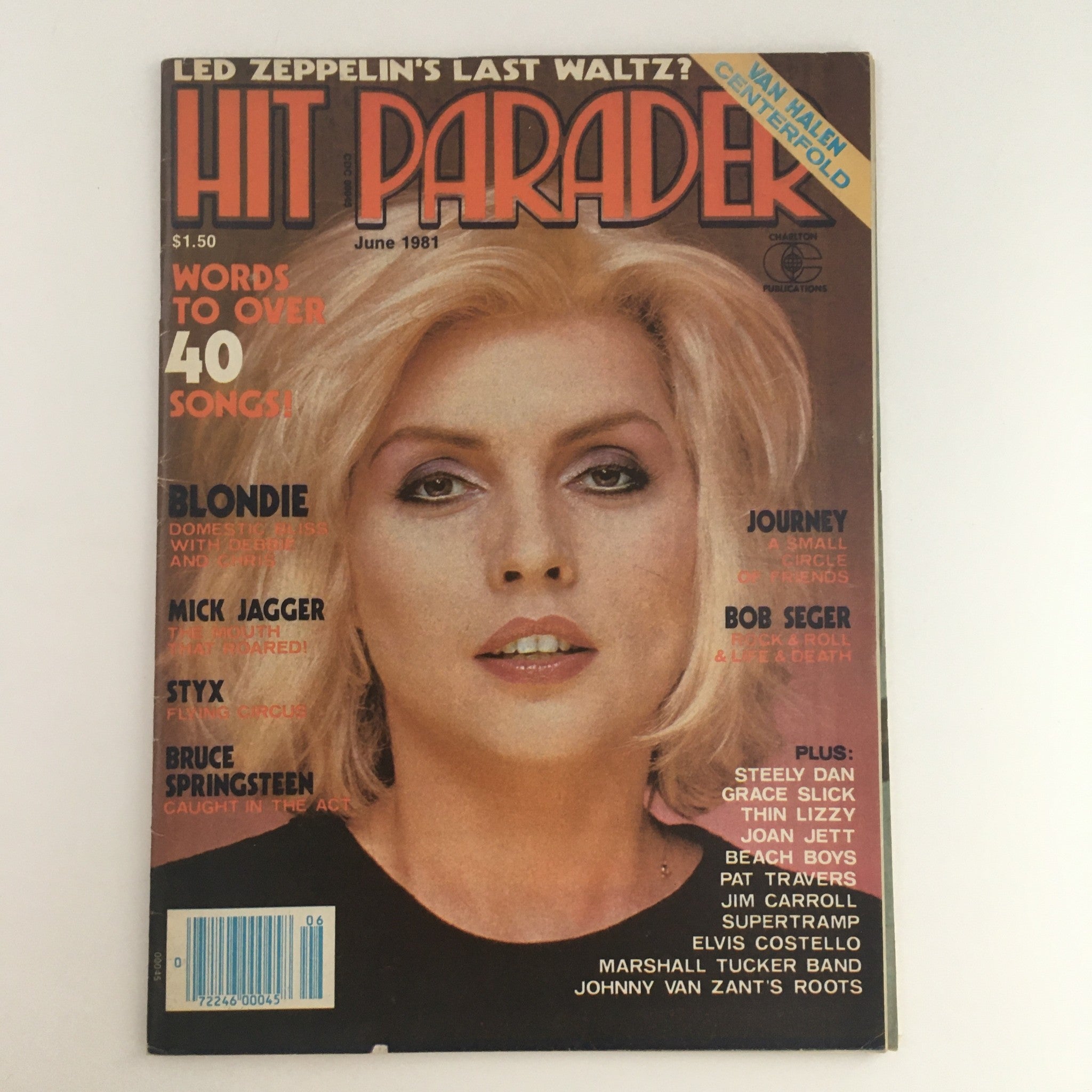 Hit Parader Magazine June 1981 Blondie & Mick Jagger & Bob Seger, No Label VG