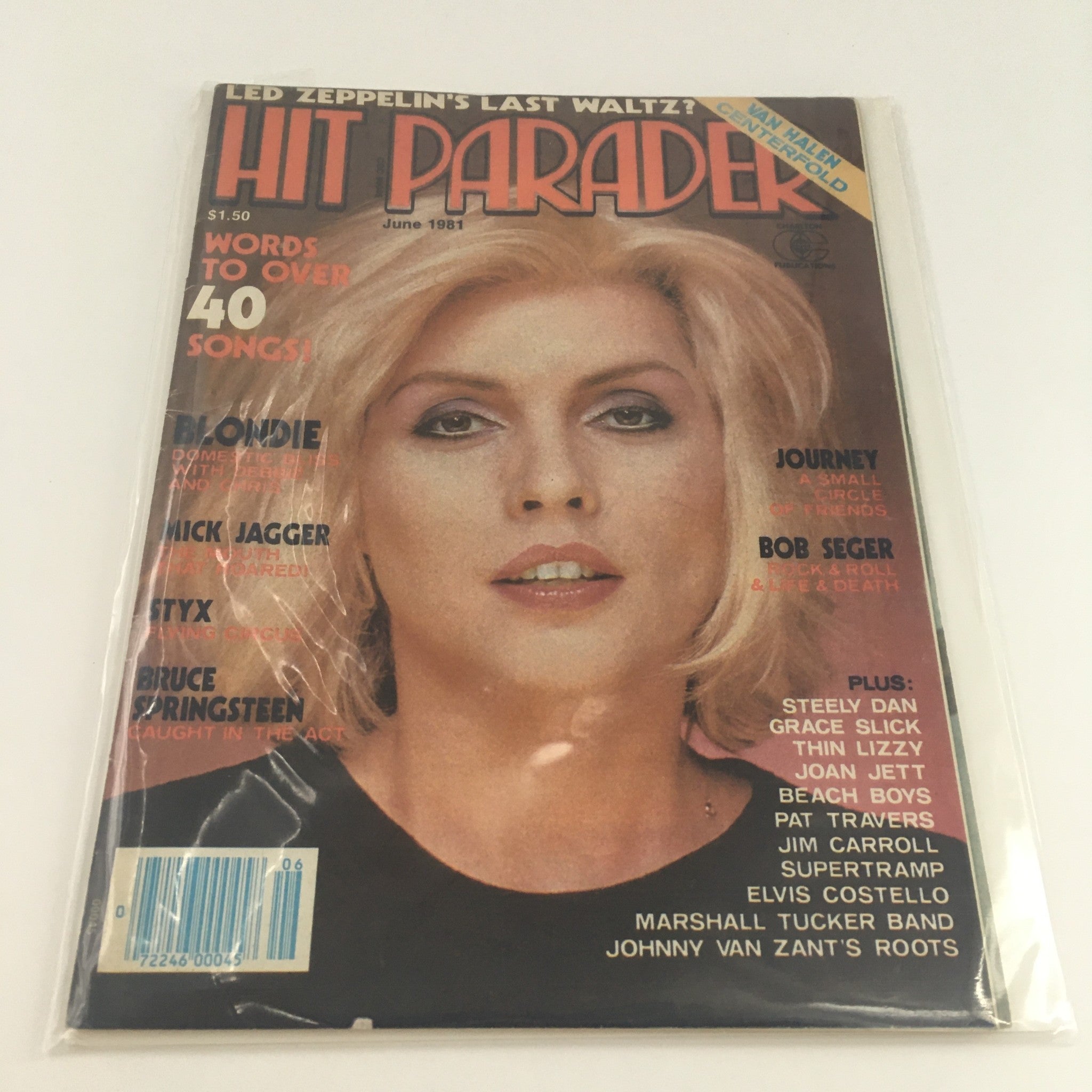 Hit Parader Magazine June 1981 Blondie & Mick Jagger & Bob Seger, No Label VG