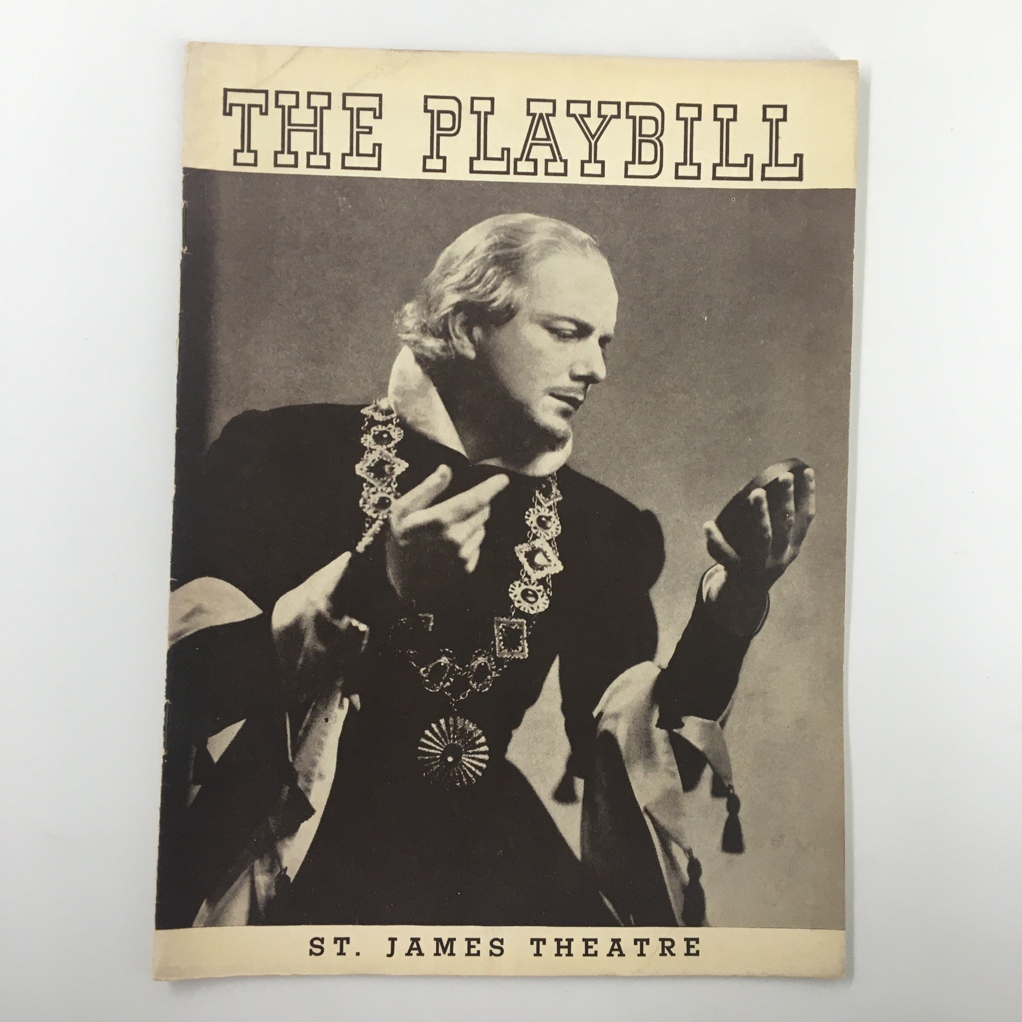 1937 Playbill St. James Theatre Maurice Evans in King Richard II by Shakespeare