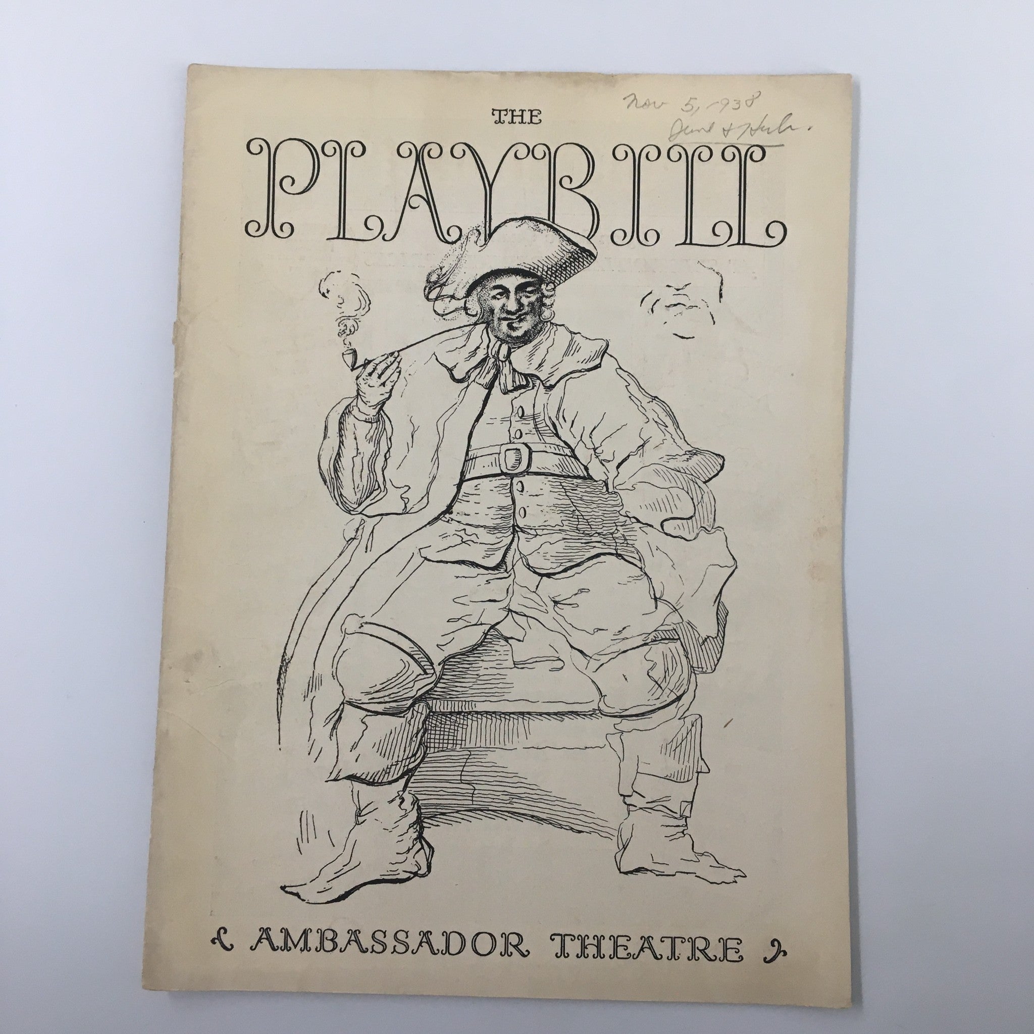 1938 Playbill Ambassador Theatre You Can't Take It With You by Moss Hart