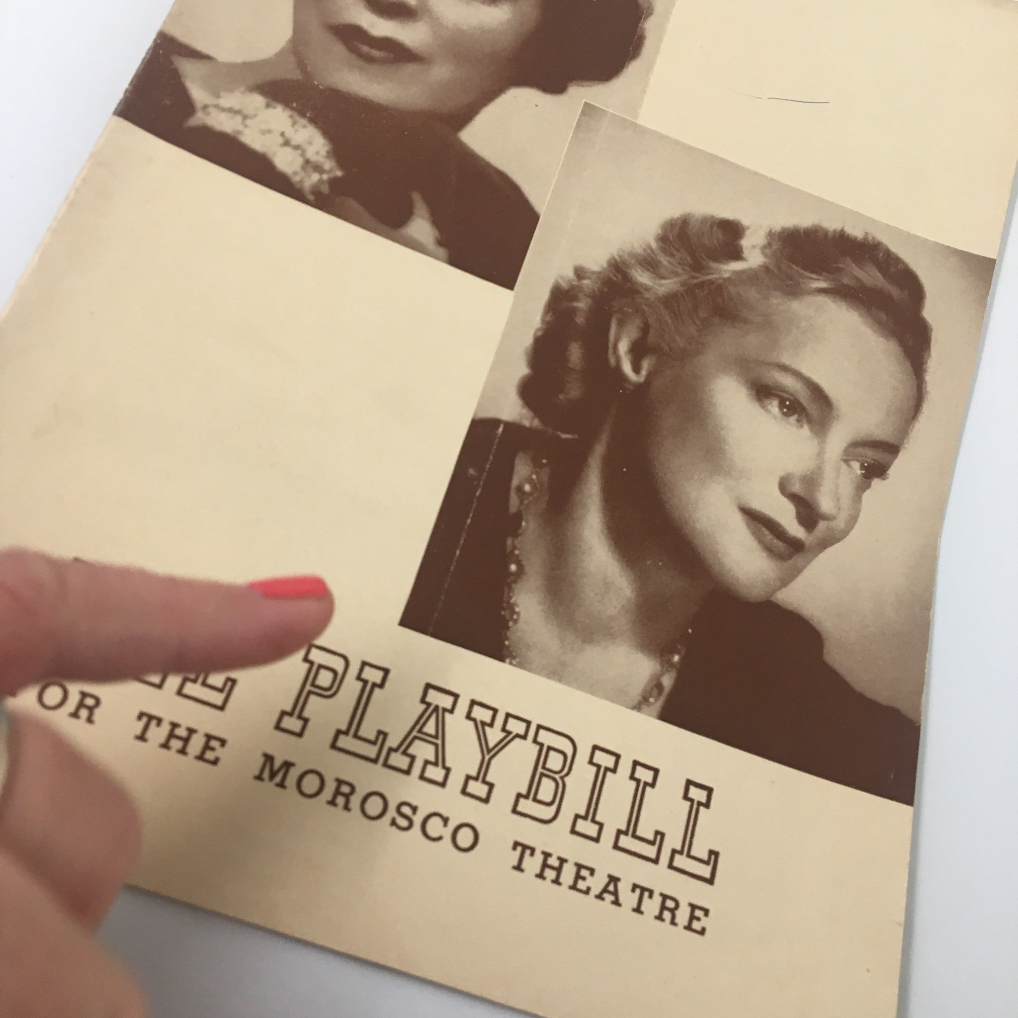 1941 Playbill Morosco Theatre Jane Cowl in Old Acquaintane by John Van Druten