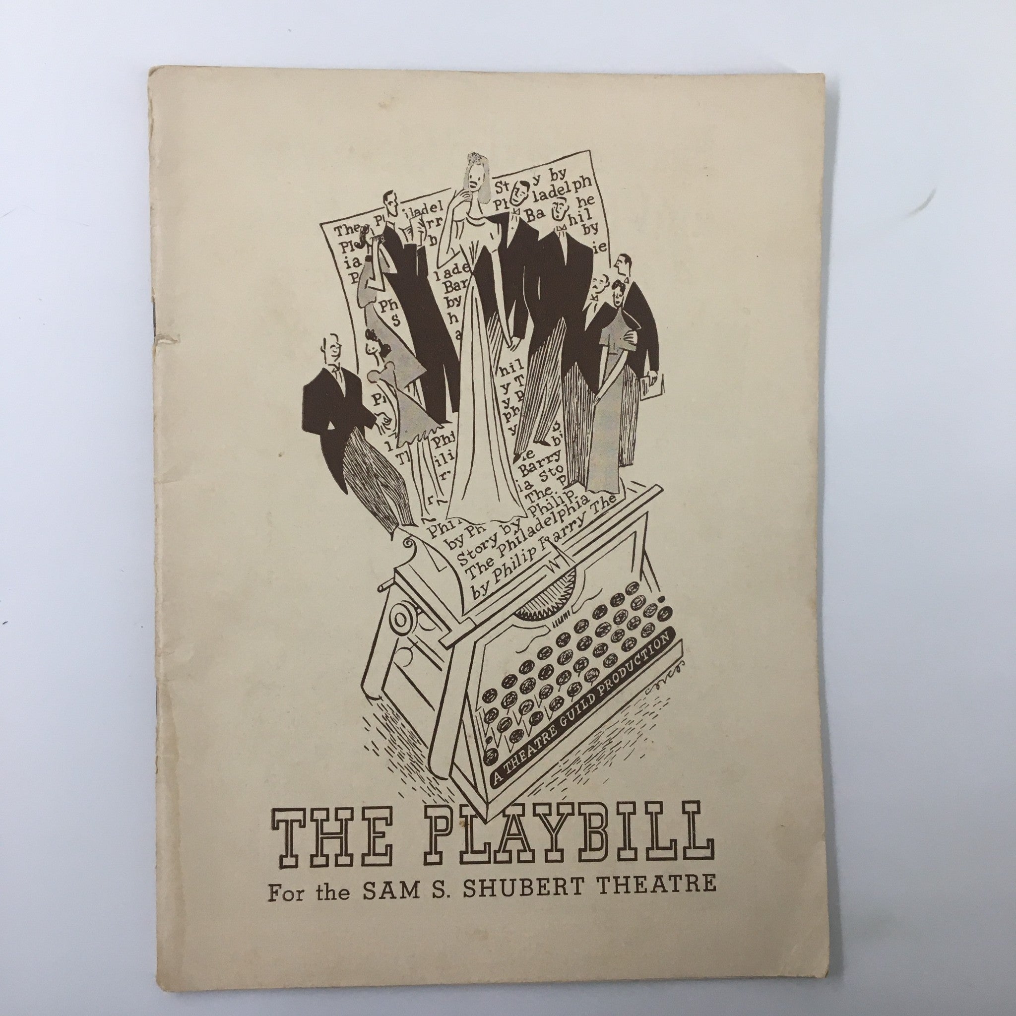 1939 Playbill Sam S. Shubert Theatre The Philadelphia Story by Philip Barry