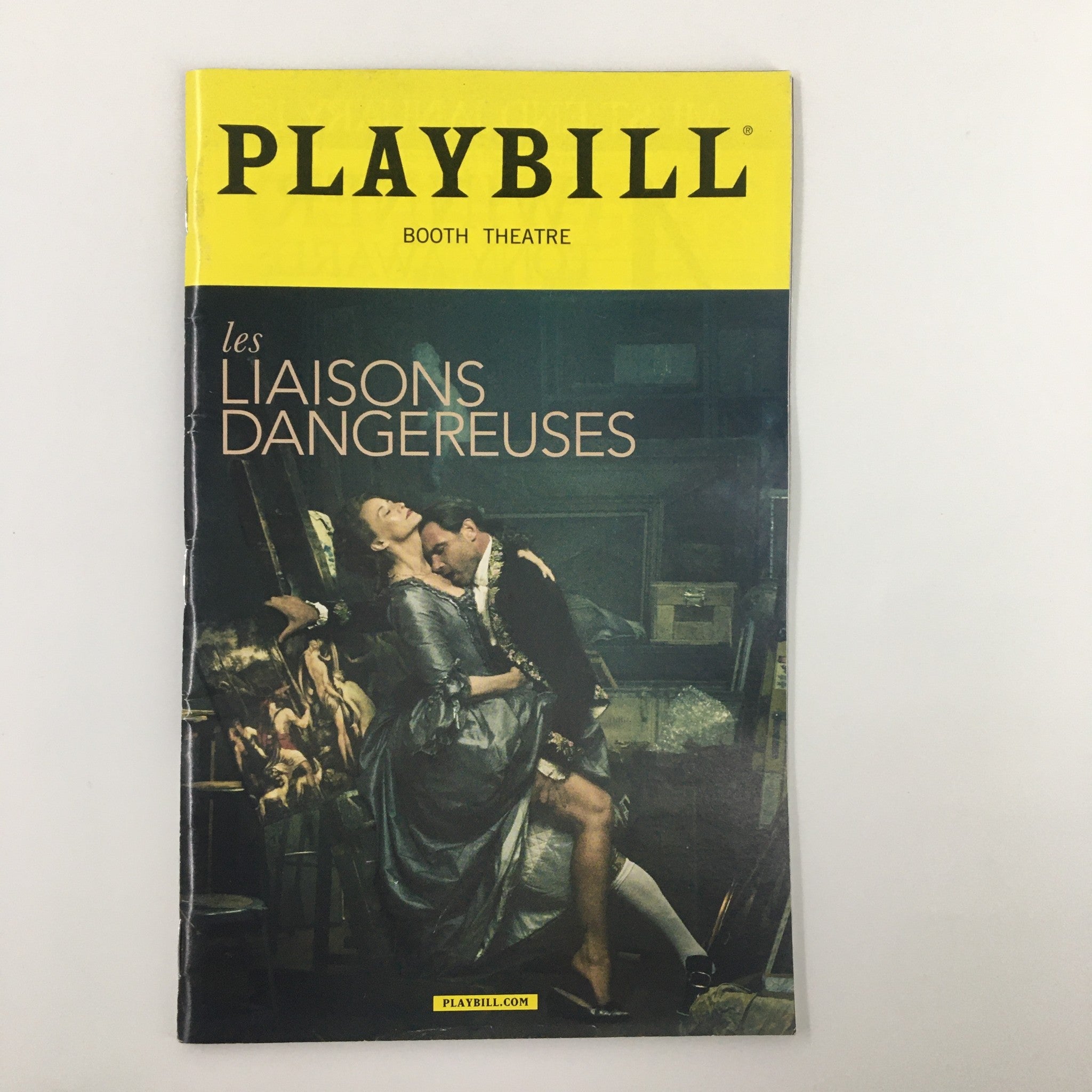 2016 Playbill Booth Theatre Les Liaisons Dangereuses by Chistopher Hampton VG