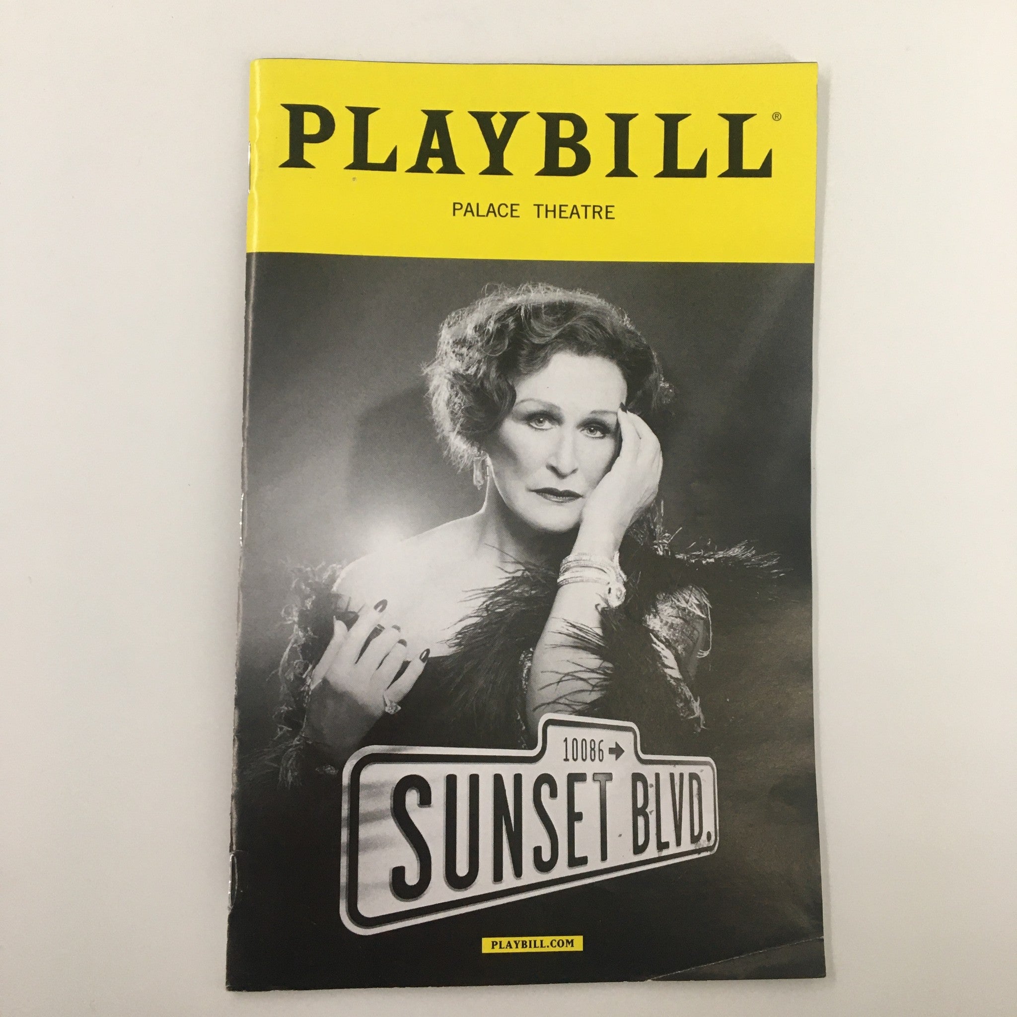 2017 Playbill Palace Theatre Glenn Close in Sunset Boulevard by Lonny Price VG