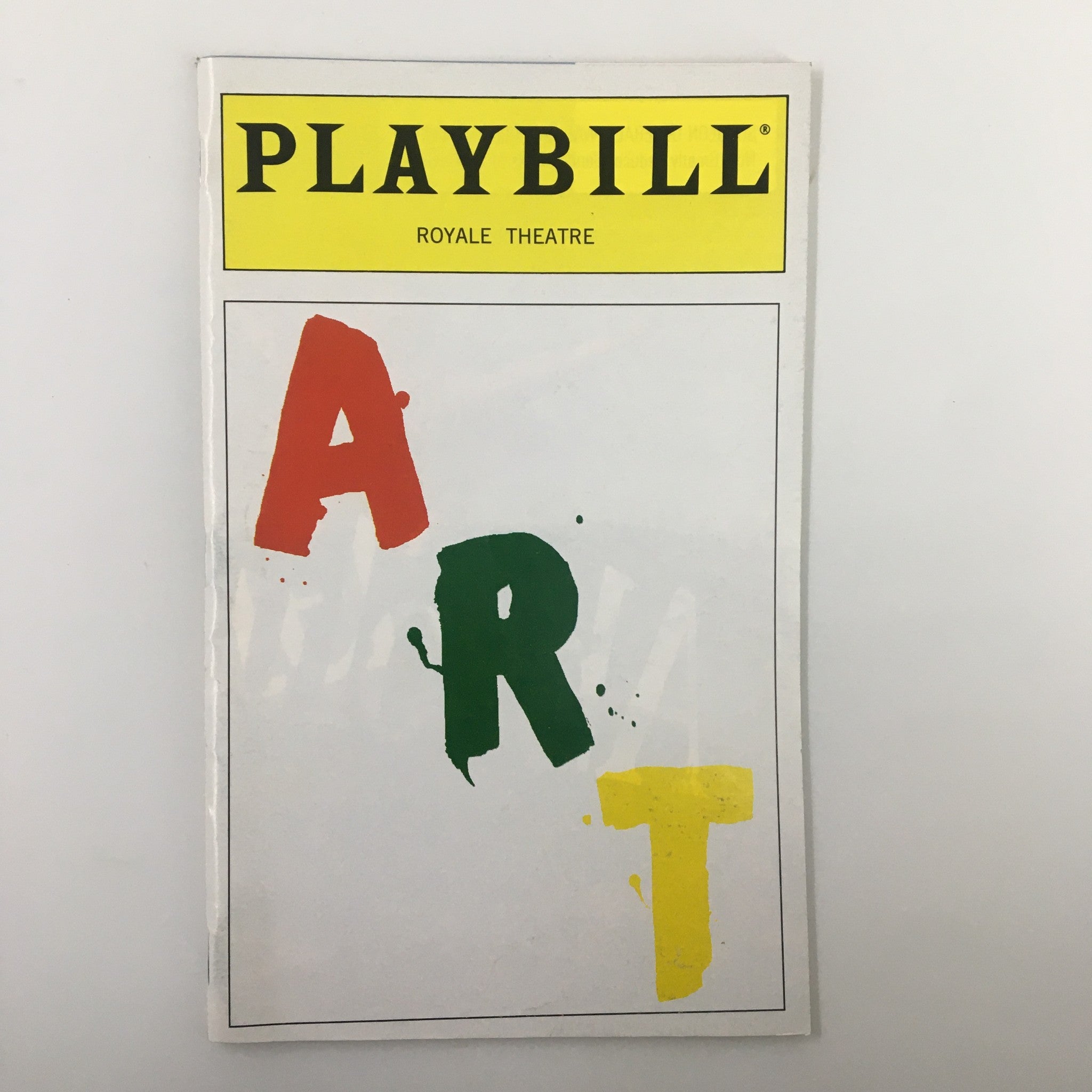 1998 Playbill Royale Theatre Alan Alda, Victor Garber in Art by Matthew Warchus