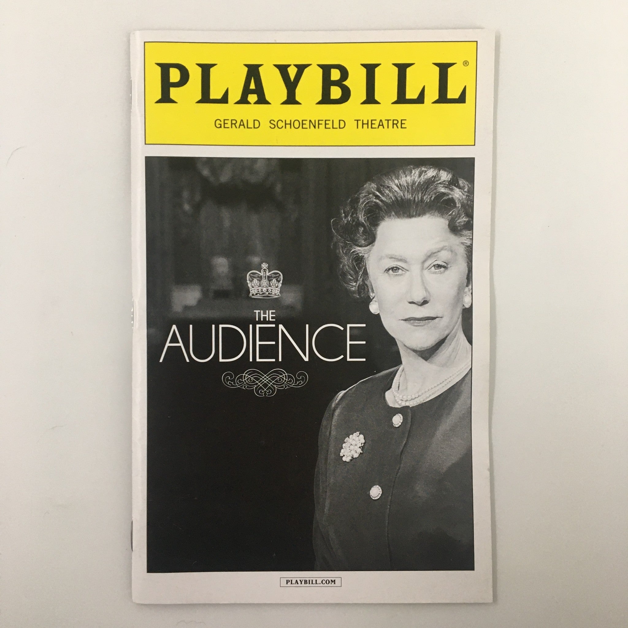 2015 Playbill Gerald Schonfeld Theatre Helen Mirren inThe Audience VG