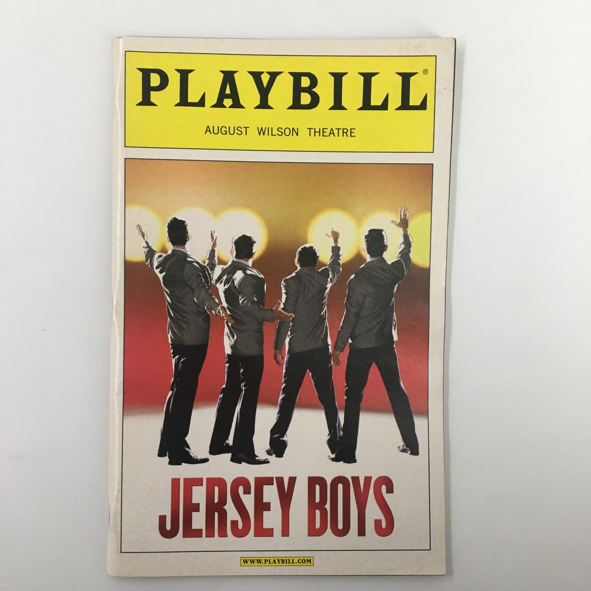 2007 Playbill August Wilson Theatre Jersey Boys Story of Frankie & Four Seasons