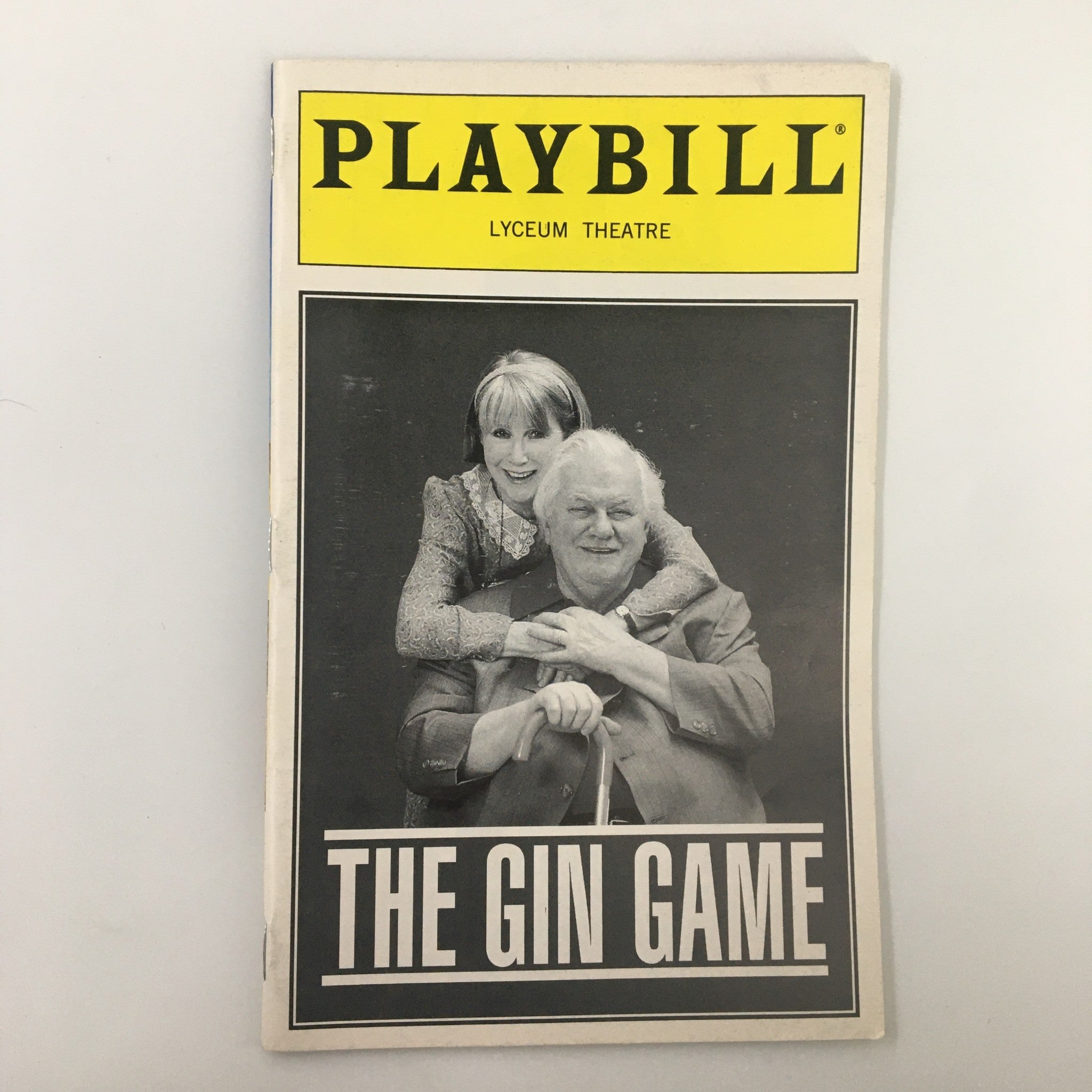 1997 Playbill Lyceum Theatre Julie Harris in The Gin Game by D.L. Coburn VG