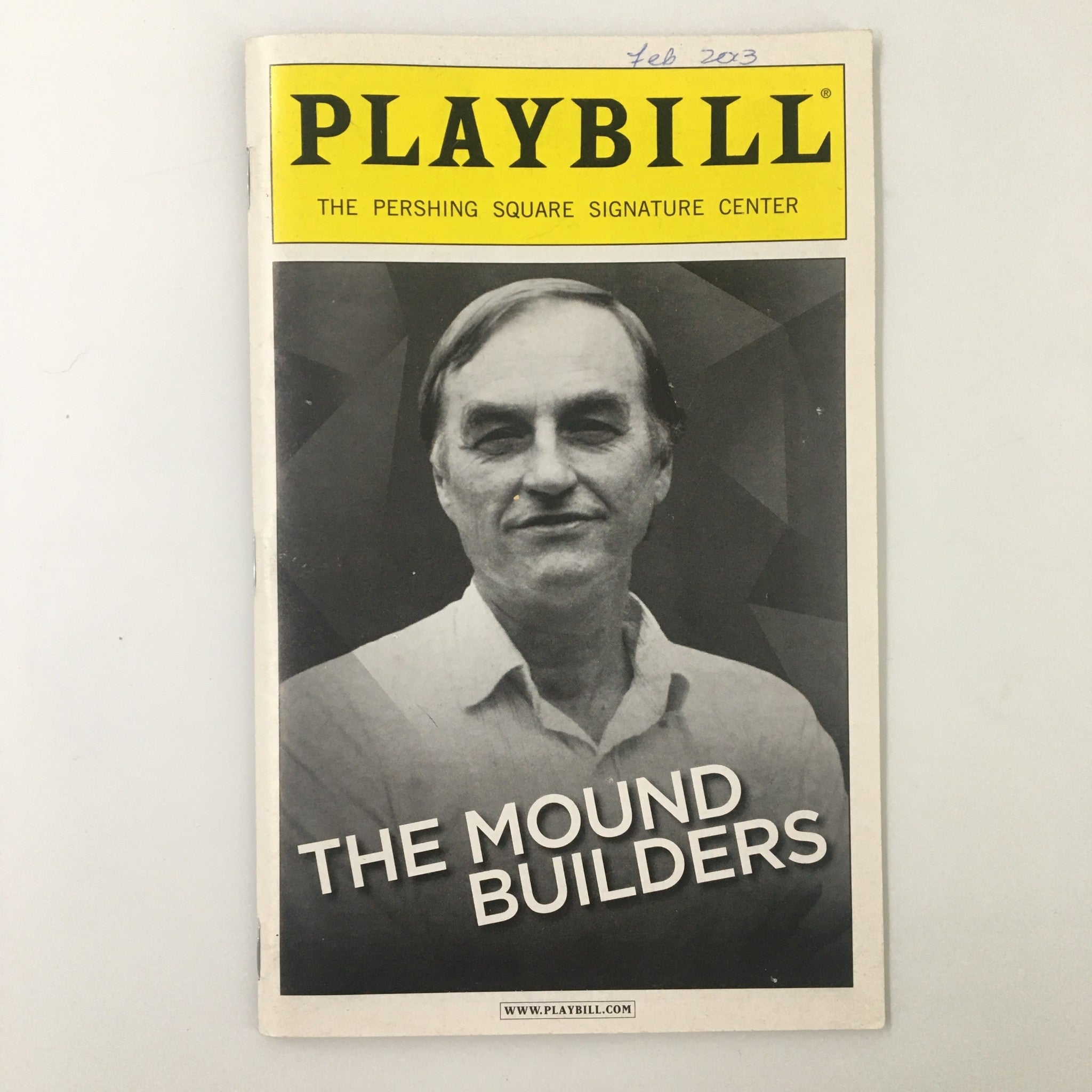 2003 Playbill The Pershing Square Signature Center The Mound Builders Jo Bonney