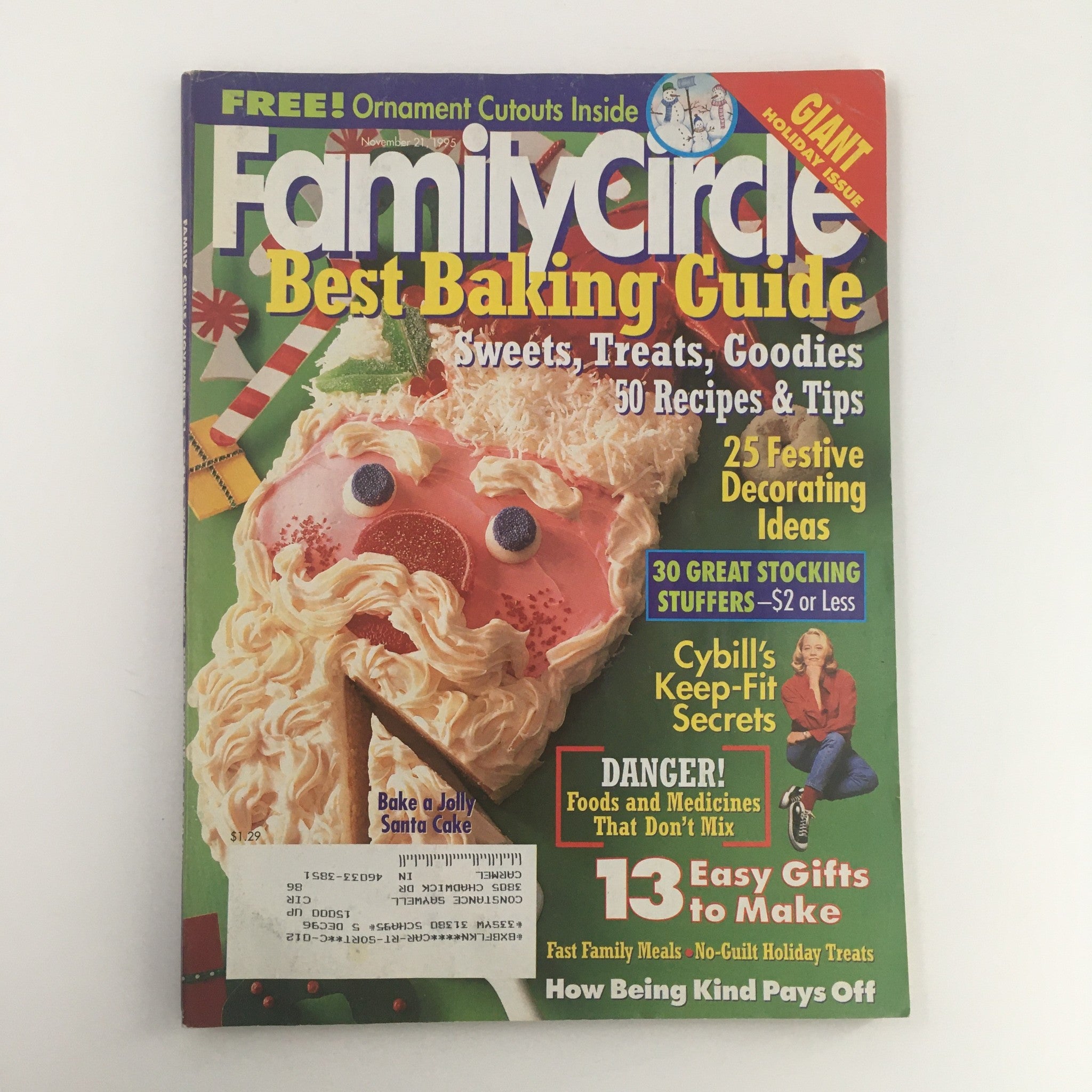 Family Circle Magazine November 21 1995 Best Baking Guide 50 Recipes & Tips