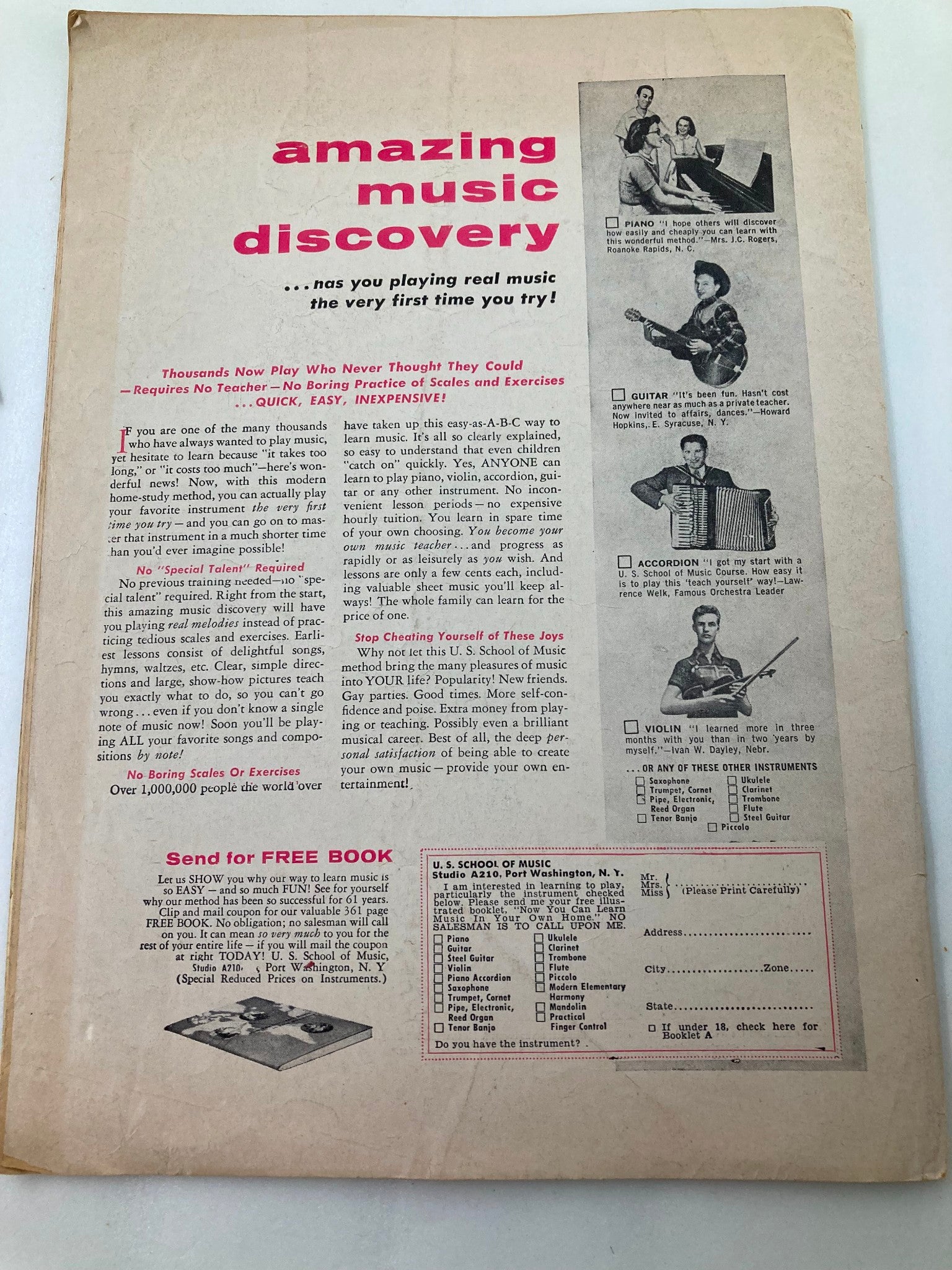 VTG Song Hits Magazine October 1959 Vol 23 #3 Anita Bryant No Label