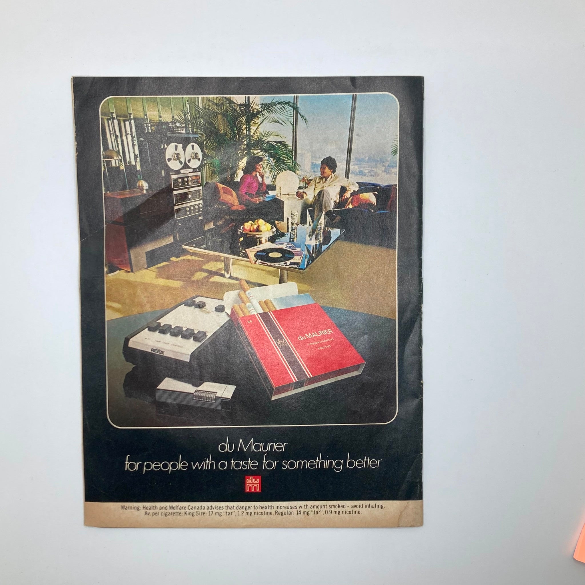 Back cover of Maclean's Magazine from August 10, 1981, with an advertisement and design reflective of the era, part of the issue featuring 'A fairy-tale wedding'.