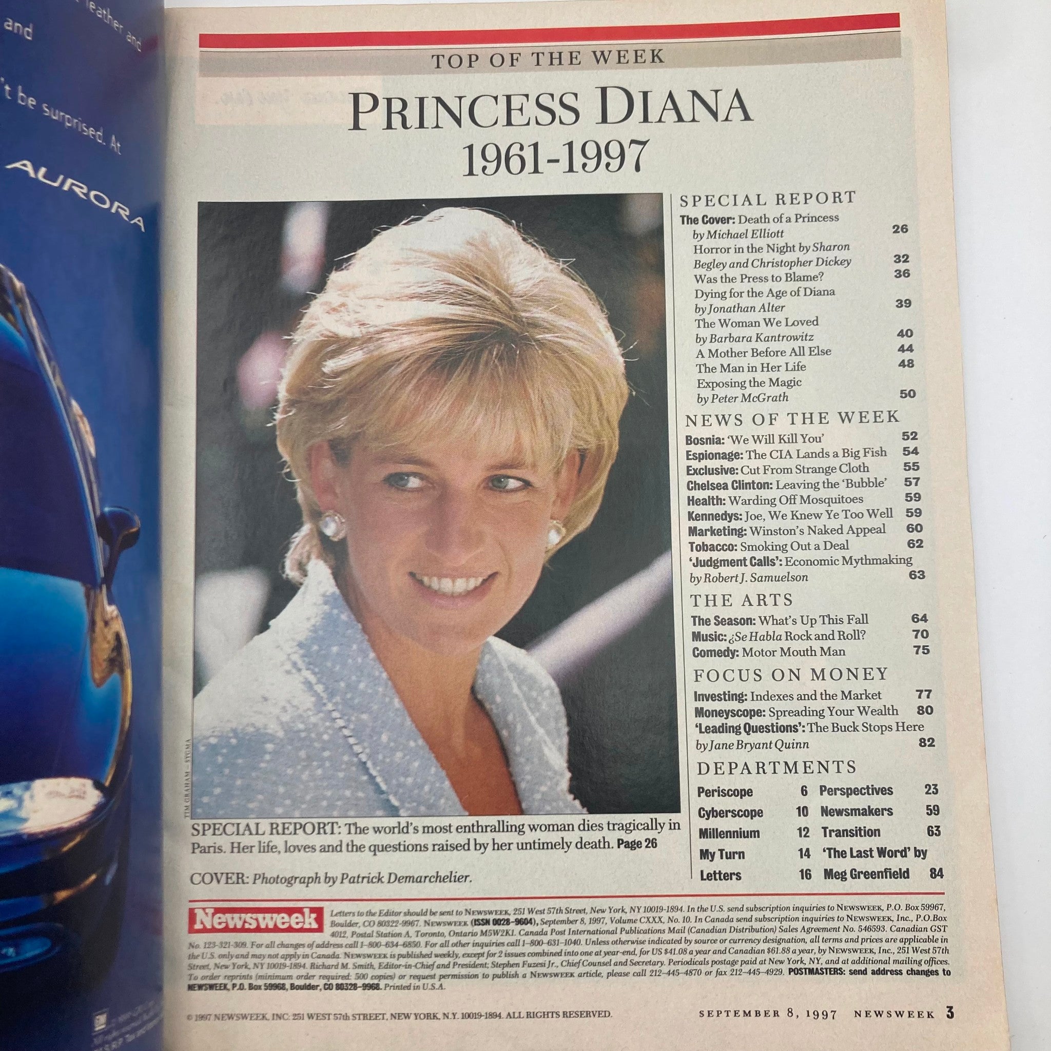 Newsweek Magazine September 8 1997 Princess Diana of Wales 1961 - 1997