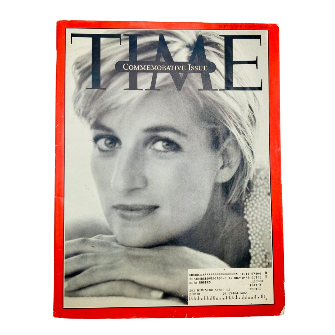 Time Magazine September 15 1997 Princess Diana of Wales Commemorative Issue