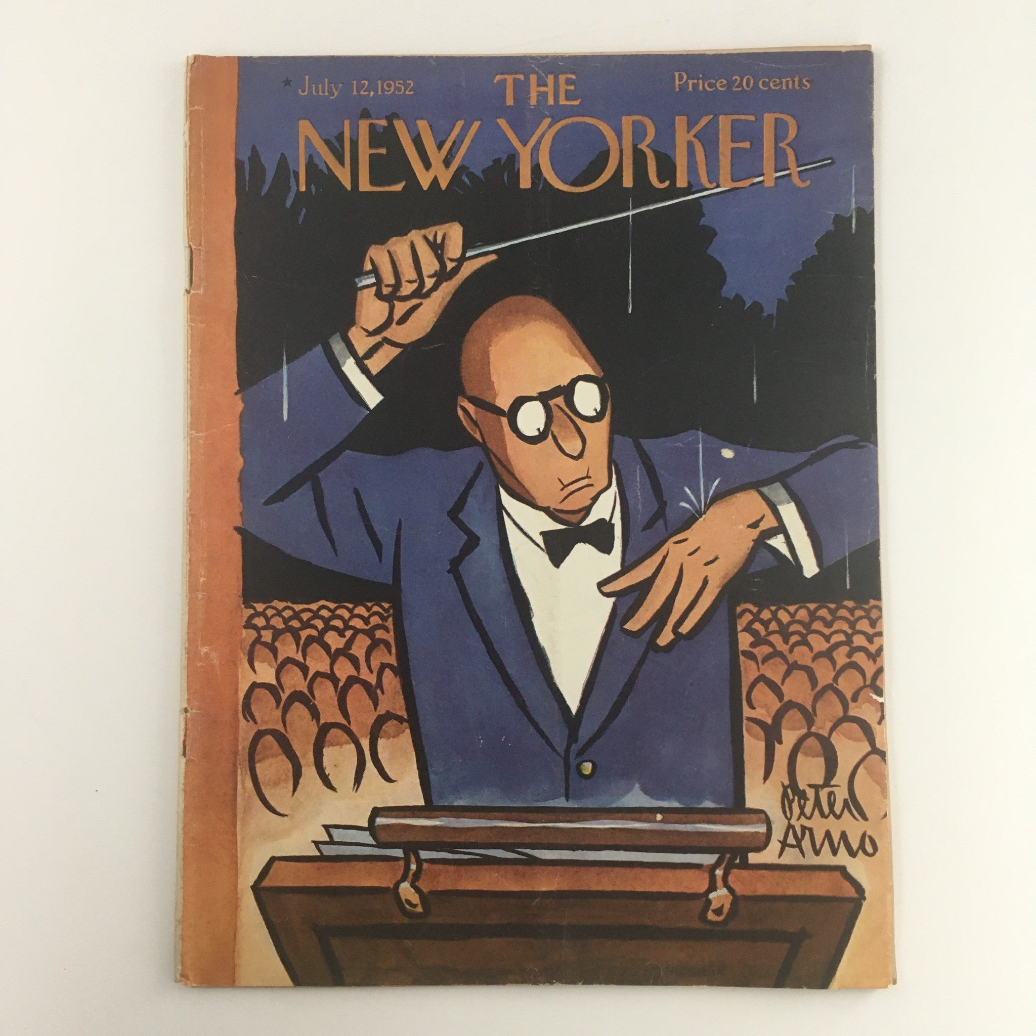 The New Yorker July 12 1952 Full Magazine Theme Cover Peter Arno, No Label