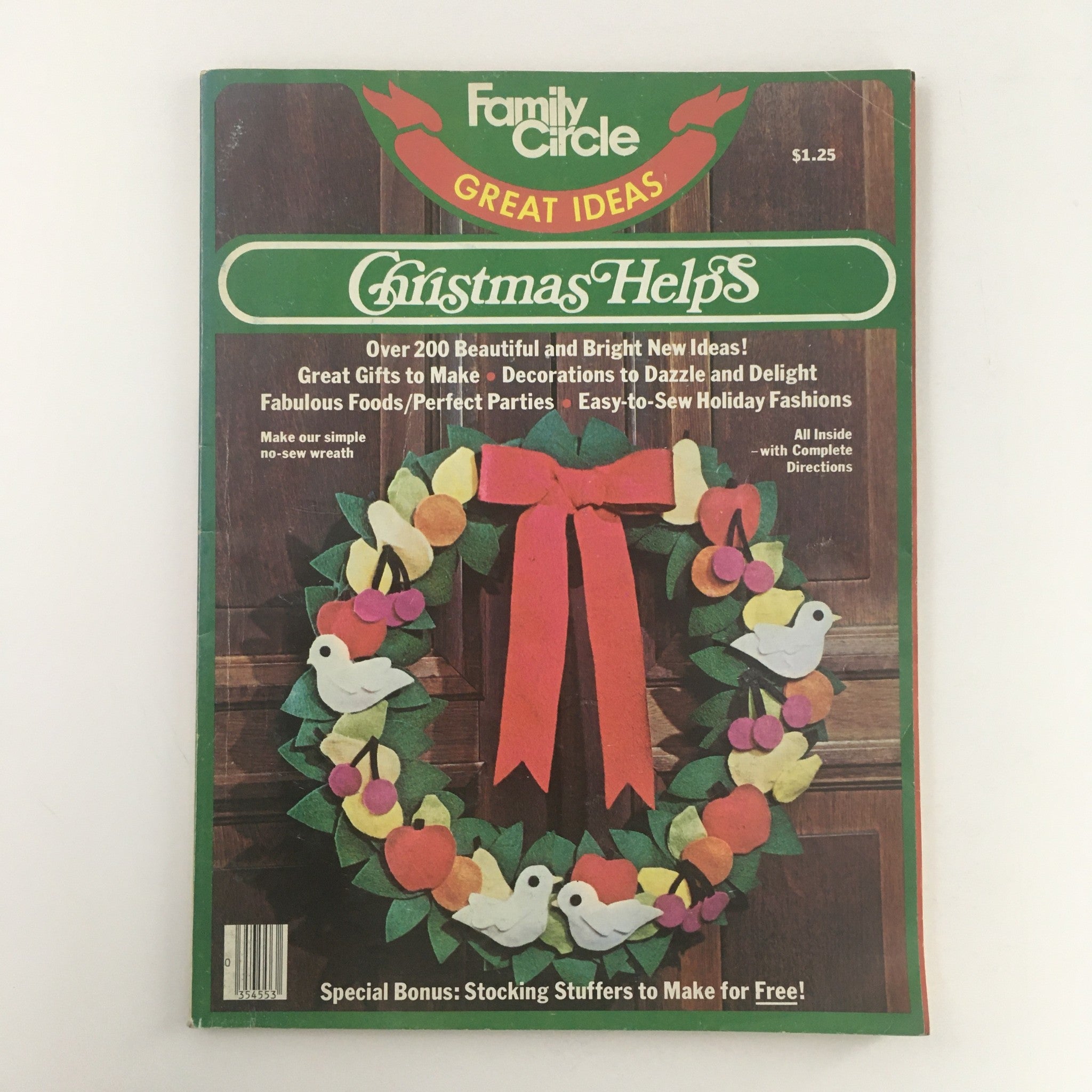 Family Circle Magazine December 1975 Stocking Stuffers to Make For Free No Label