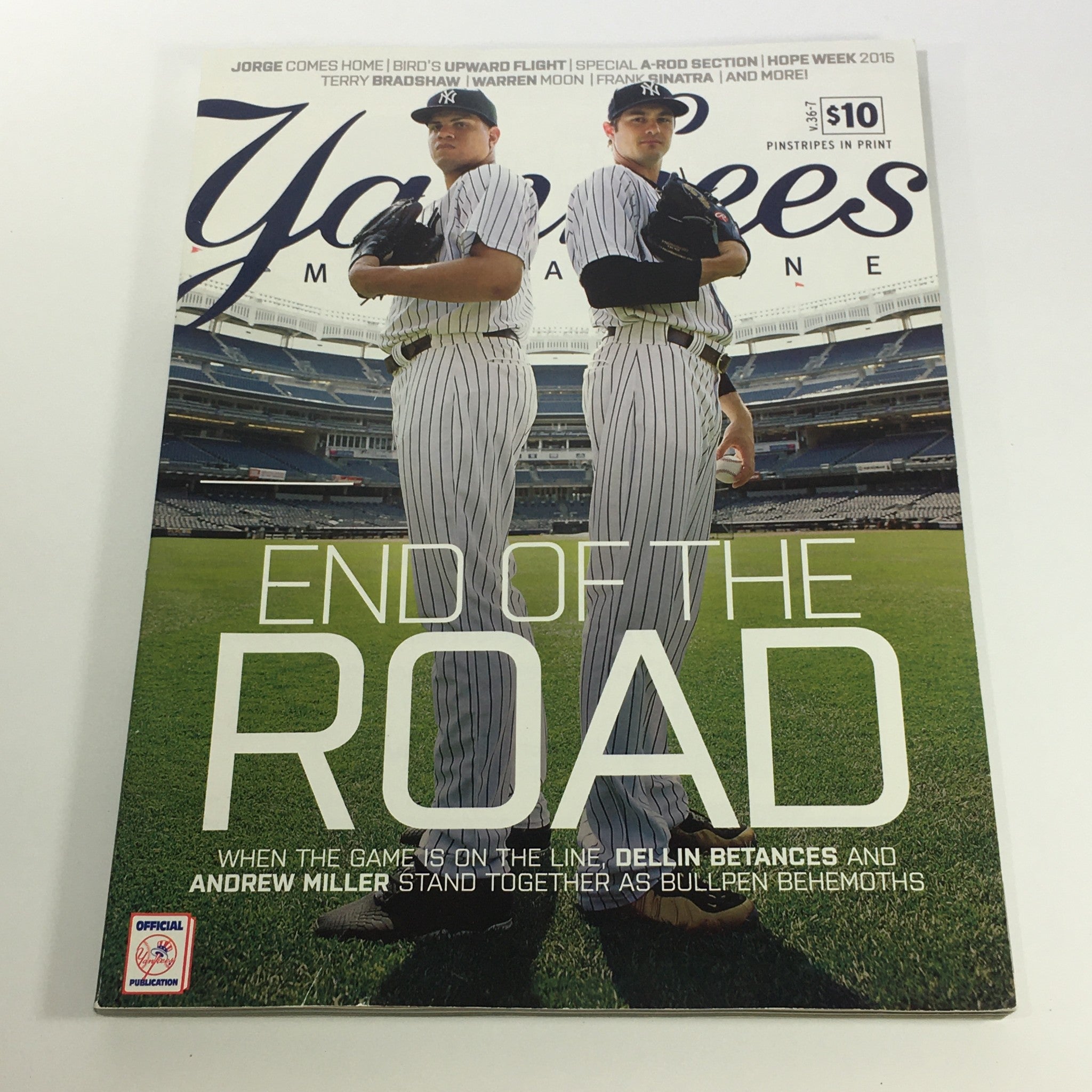 Yankees Magazine: September 2015 Volume #36-7 - Dellin Bentances & Andrew Miller