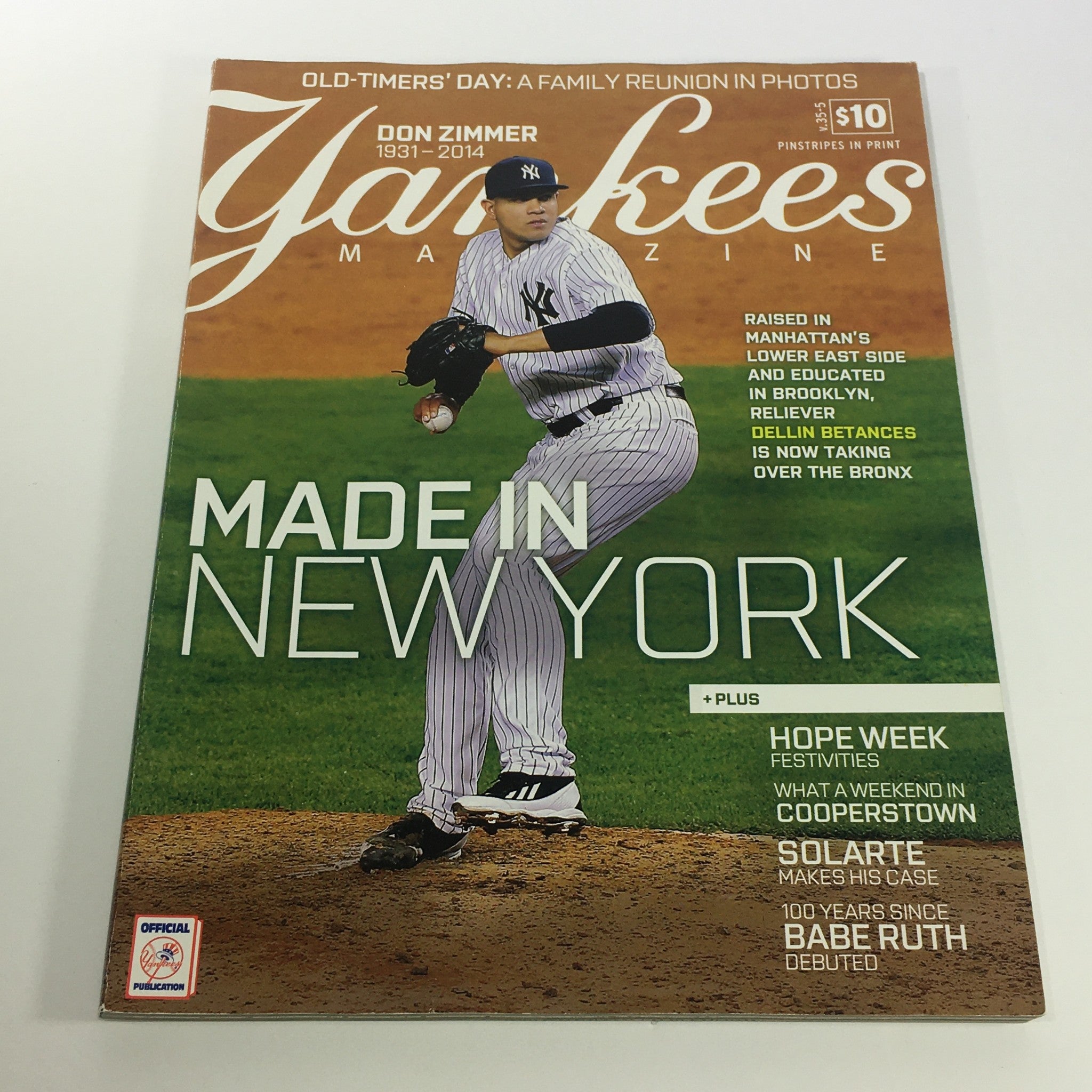 Yankees Magazine: July 2014 Volume #35-5 - Made in New York Dellin Betances