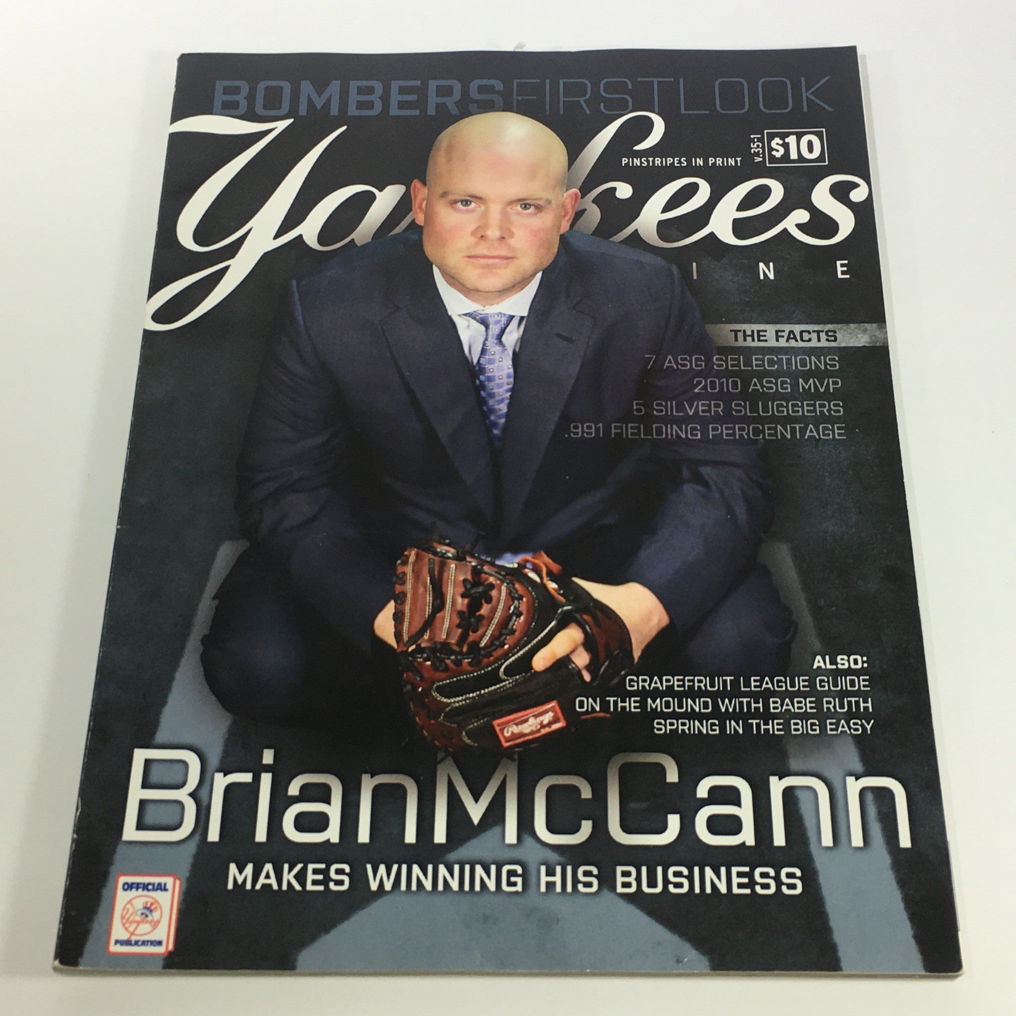 Yankees Magazine: Spring 2014 Volume #35-1 - Brian McCann Winning His Business