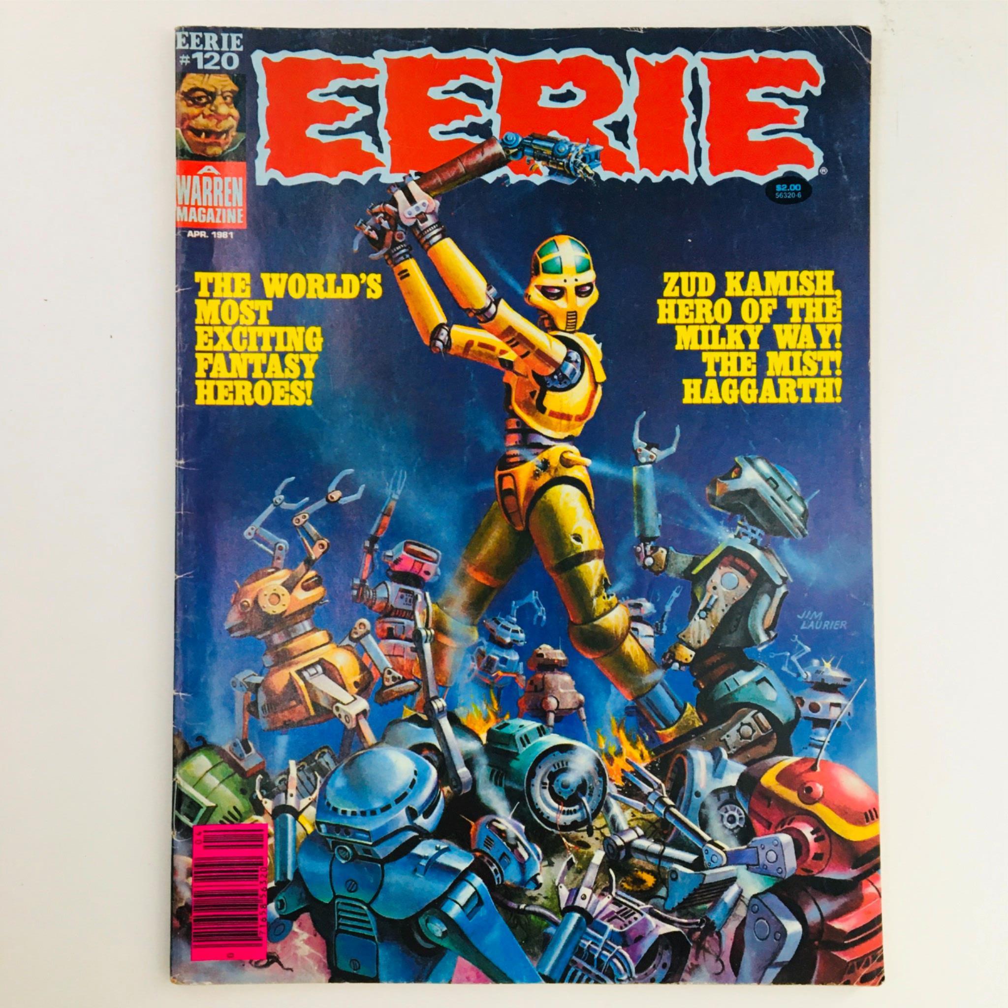 Eerie Magazine April 1981 #120 Zud Kamish Fine/FN 6.0