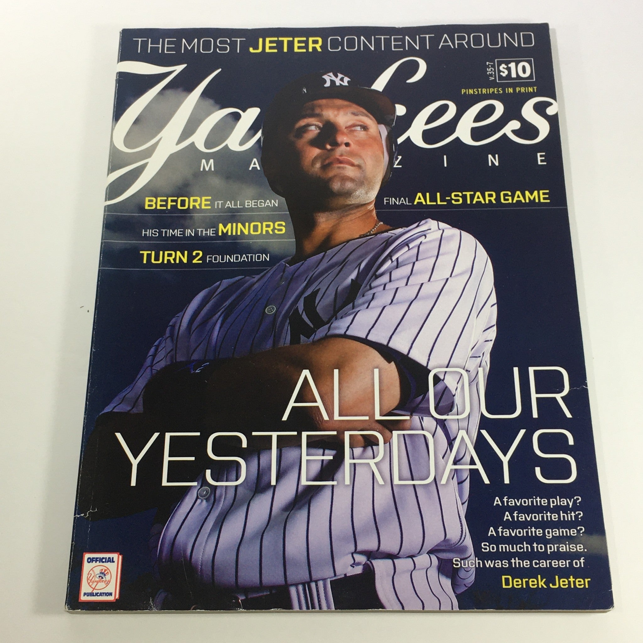 Yankees Magazine: September 2014 Volume #35-7 - Derek Jeter All Our Yesterdays