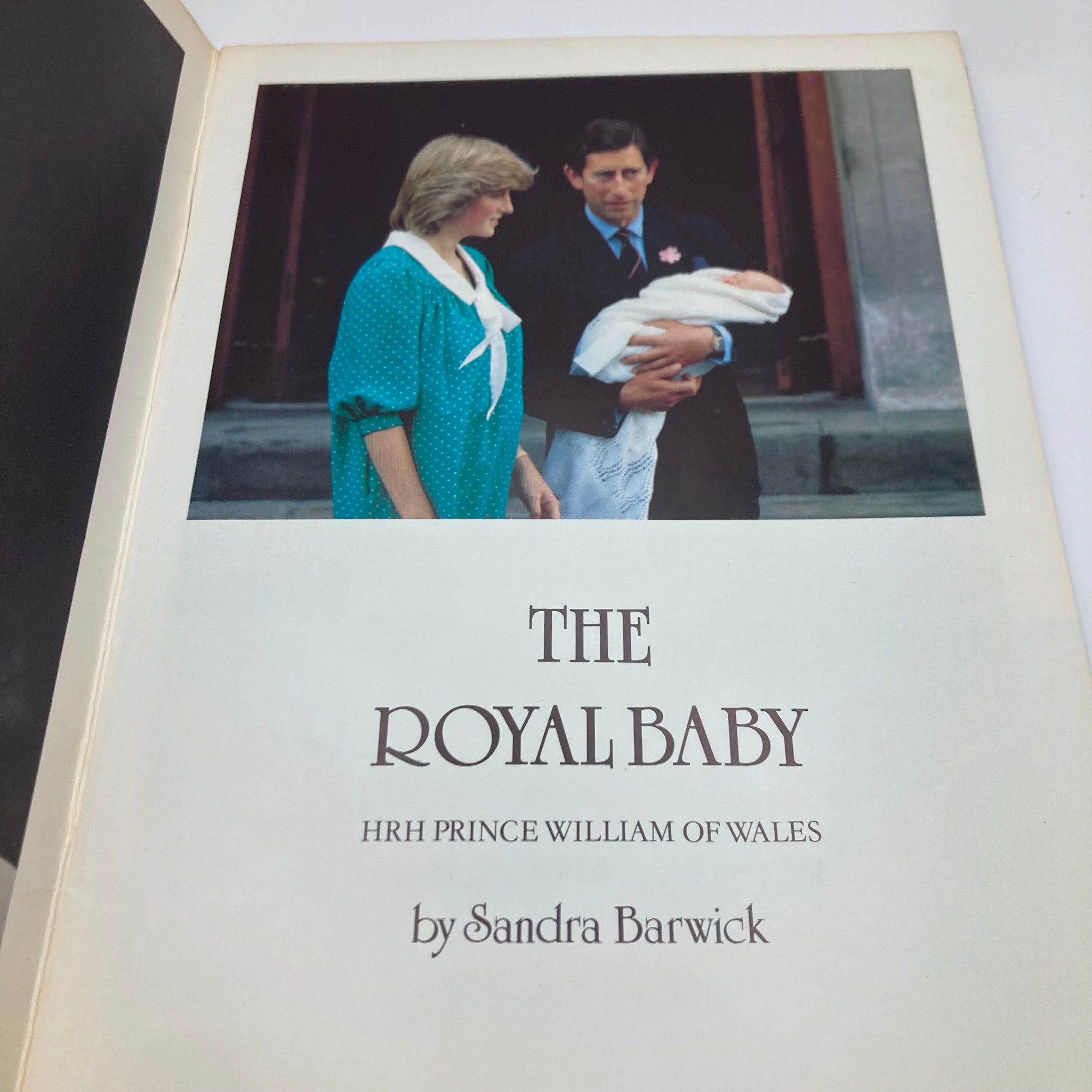 1982 The Royal Baby HRH Prince William of Wales by Sandra Barwick