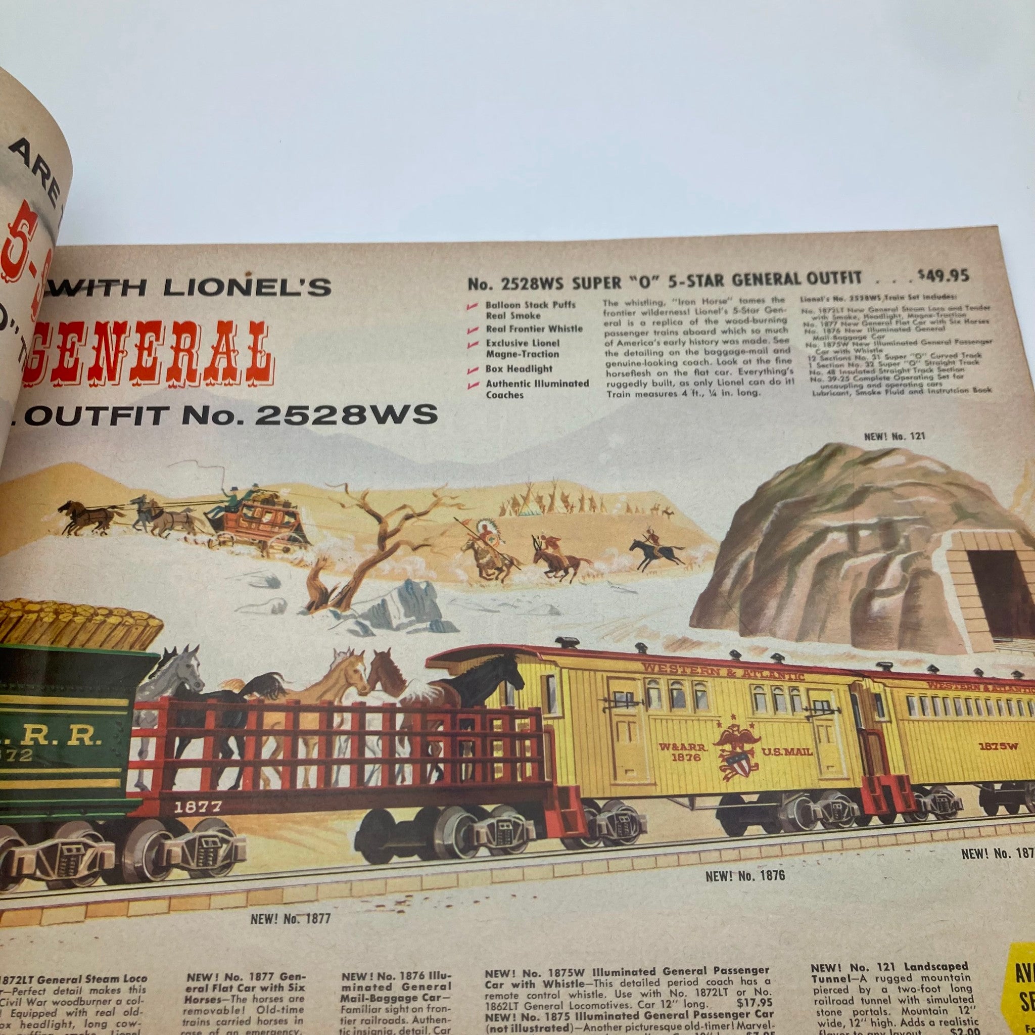 1959 Lionel Model Railroad Train 'O27' Super 'O' and Ho Catalog GD Interior