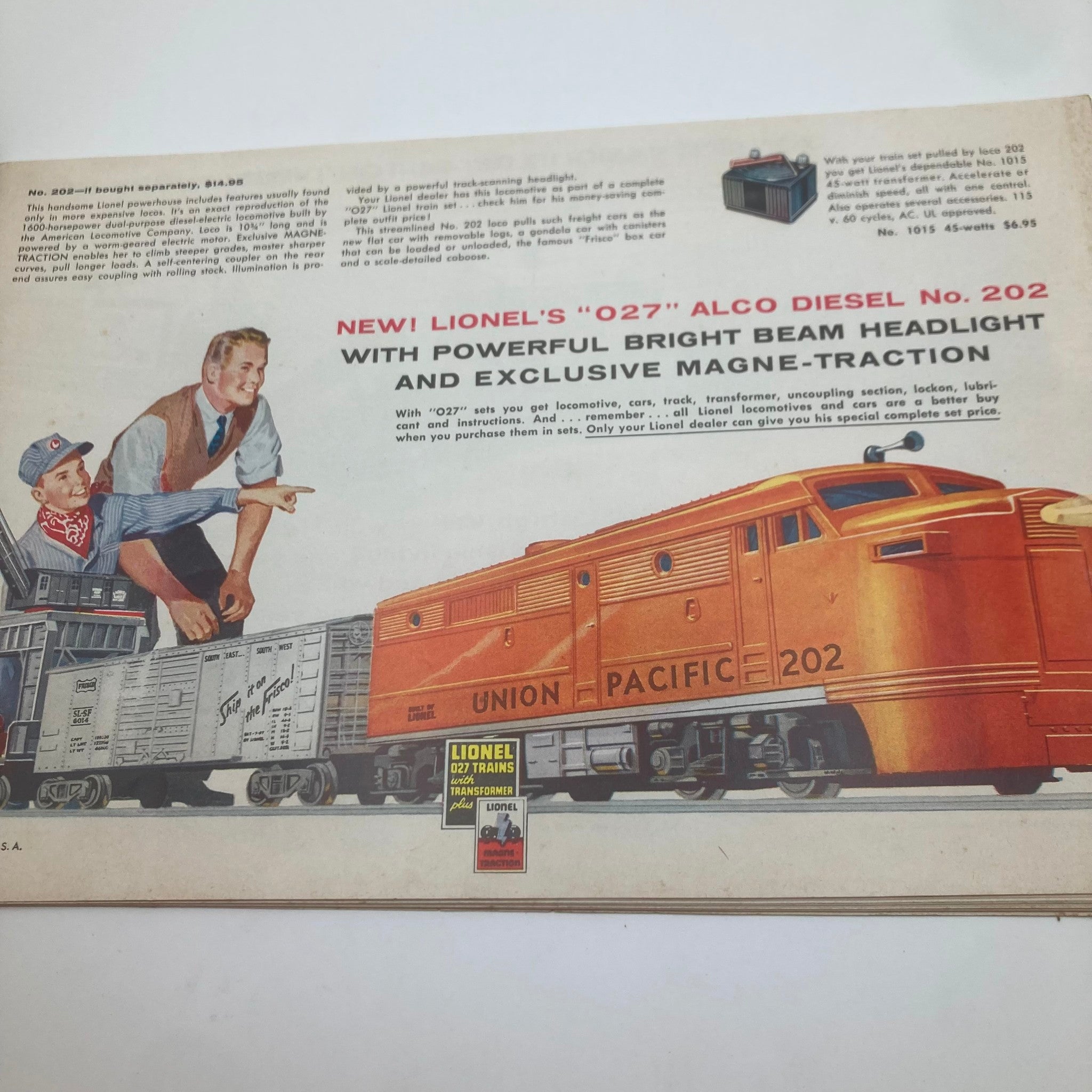 1957 Lionel Model Railroad Train New Super "O" Track Catalog