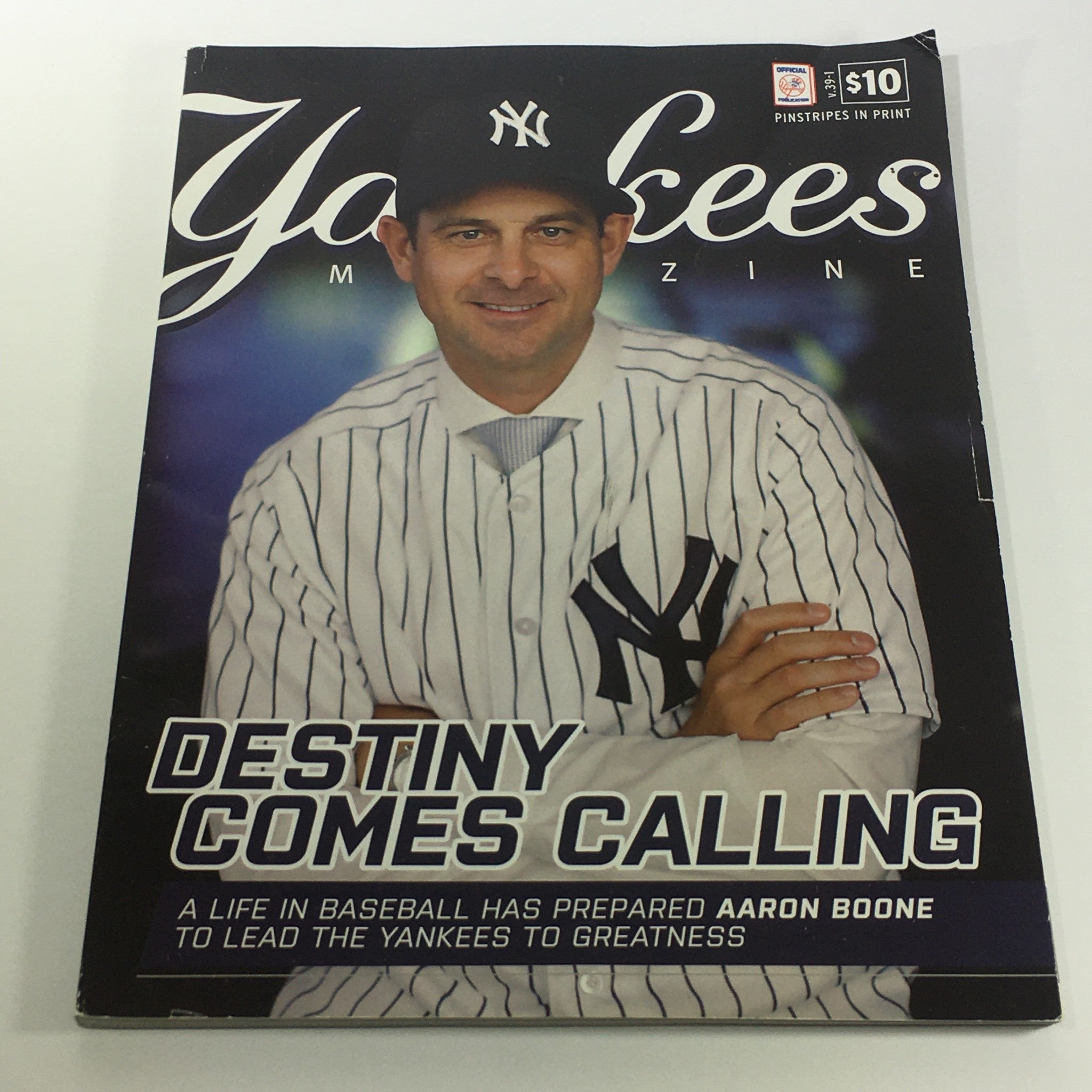 Yankees Magazine: Spring 2018 Volume #39-1 - Aaron Boone Destiny Comes Calling