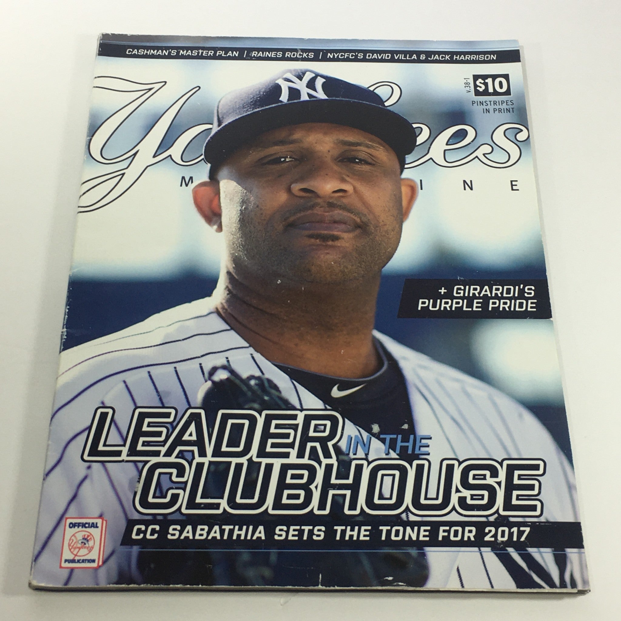 Yankees Magazine: Spring 2017 Volume 38-1 - CC Sabathia Leader In The Clubhouse