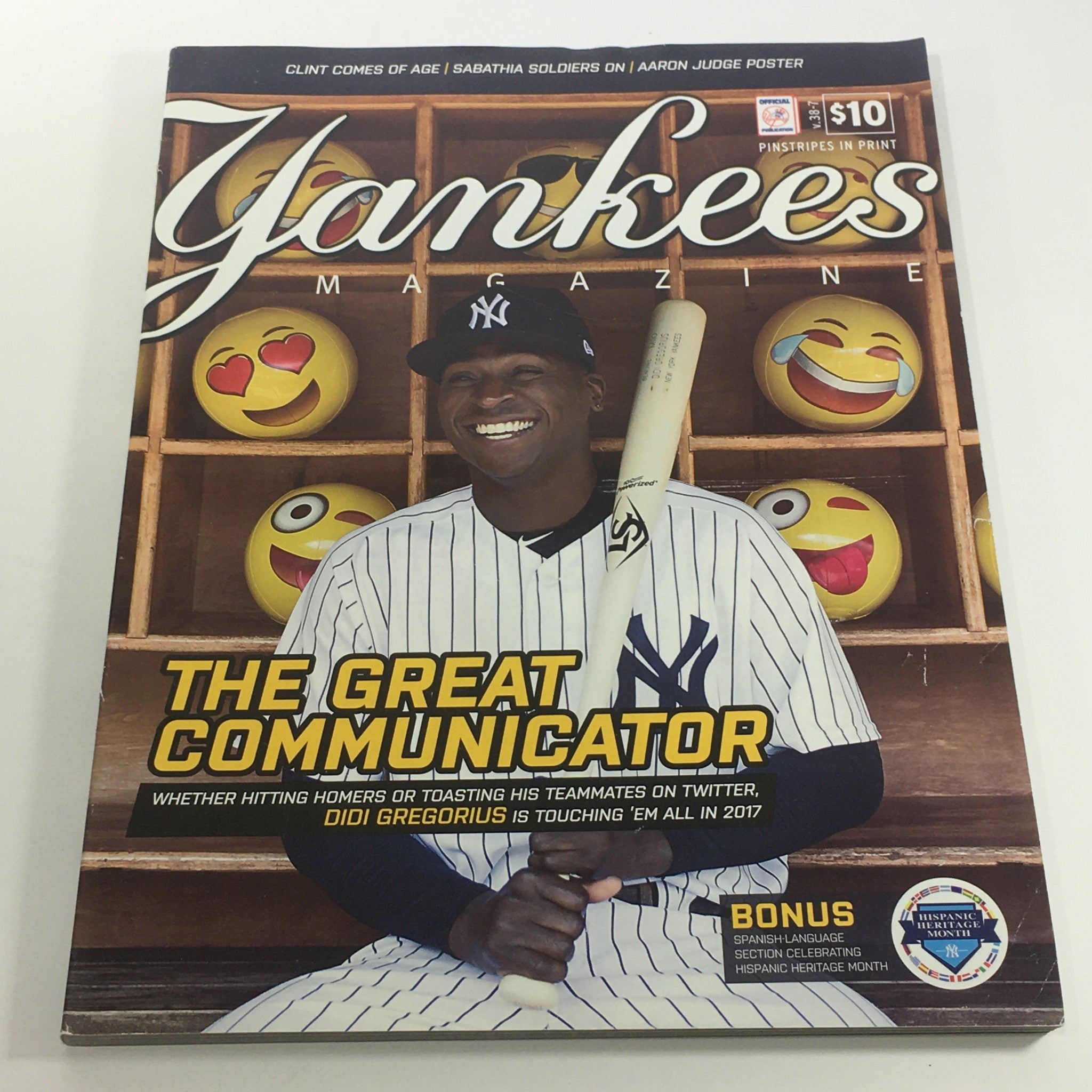 Yankees Magazine: September 2017 Volume 38-7 - Didi Gregorius Great Communicator