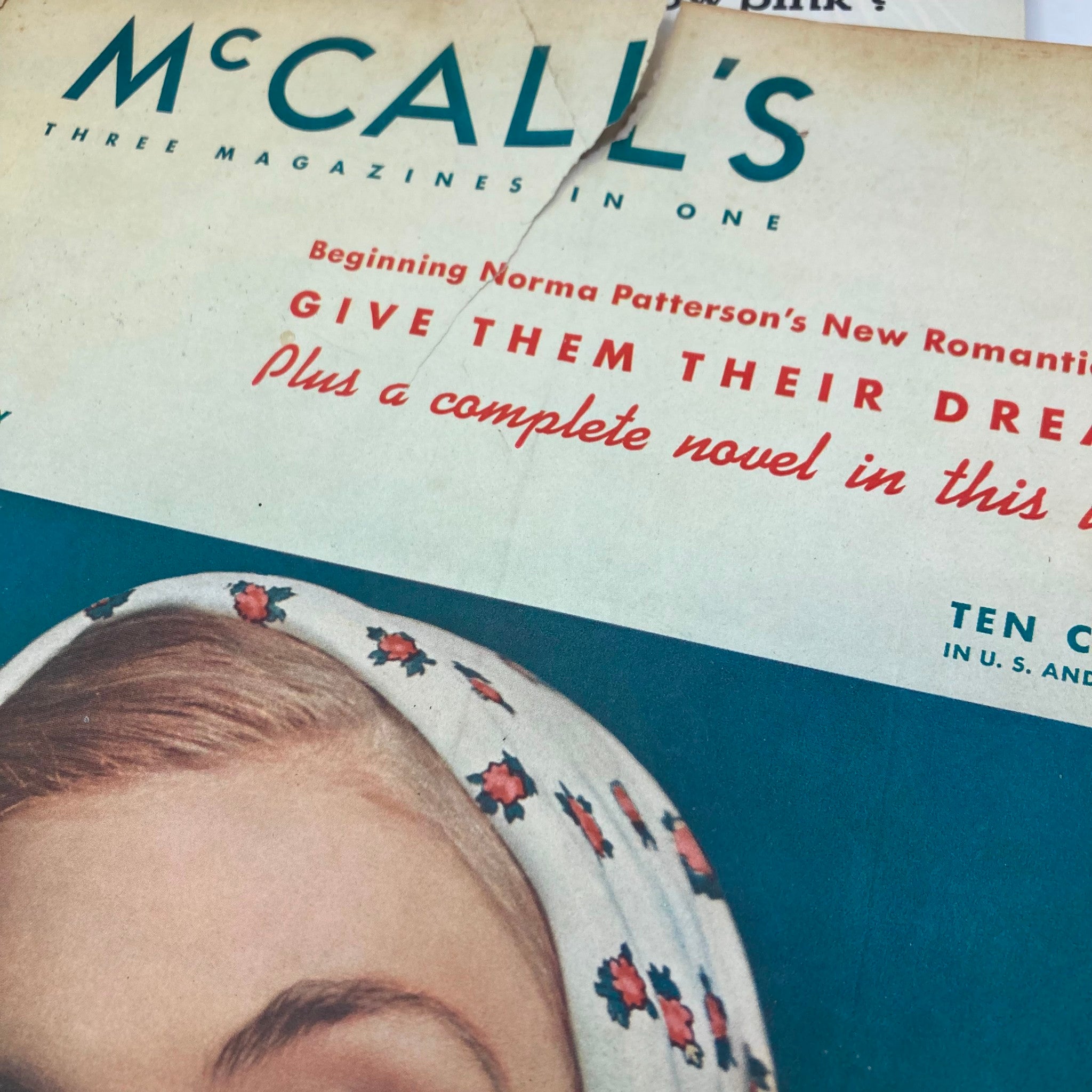 VTG McCall's Magazine July 1938 Give Them Their Dreams by Norma Patterson