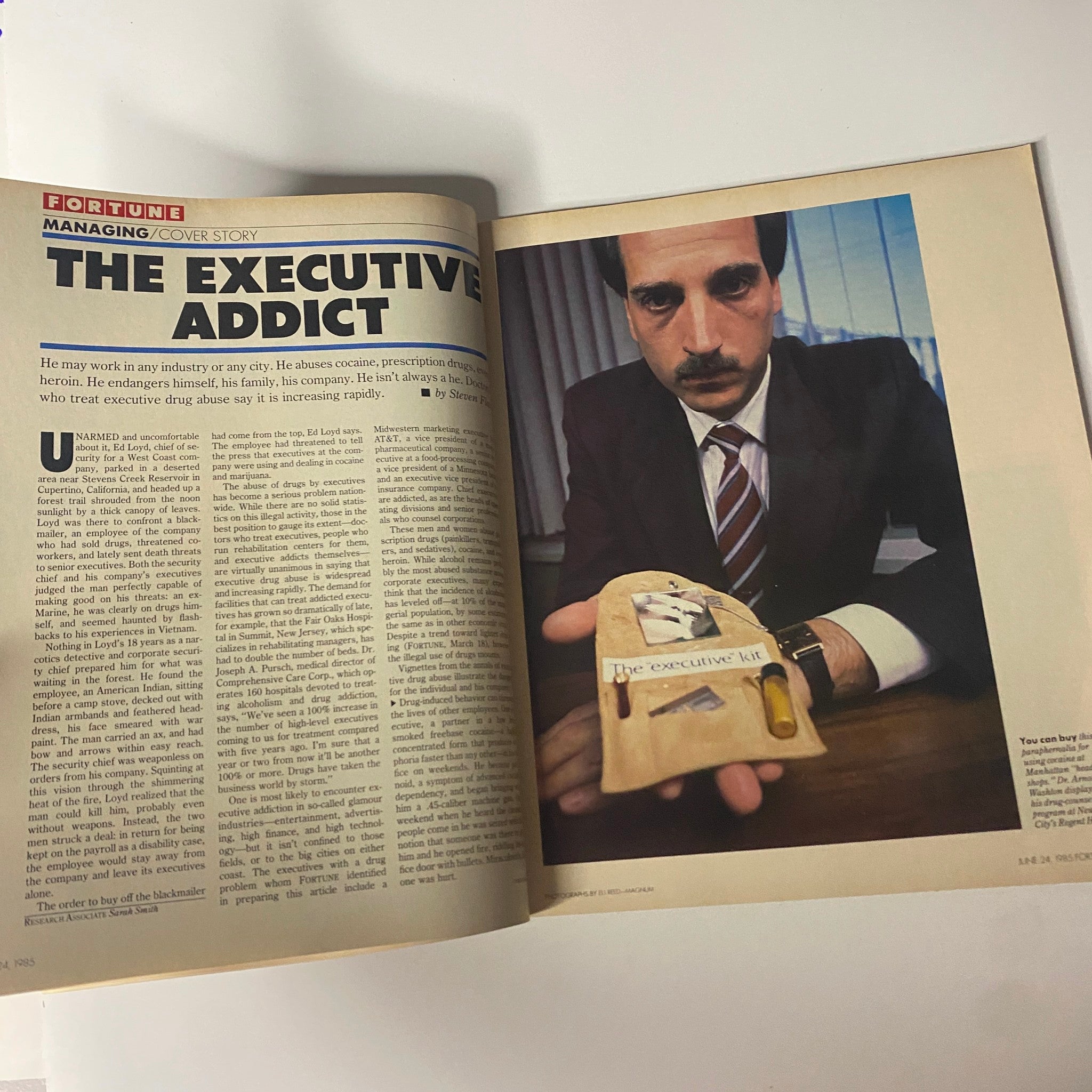 Fortune Magazine June 24, 1985 The Executive Addict